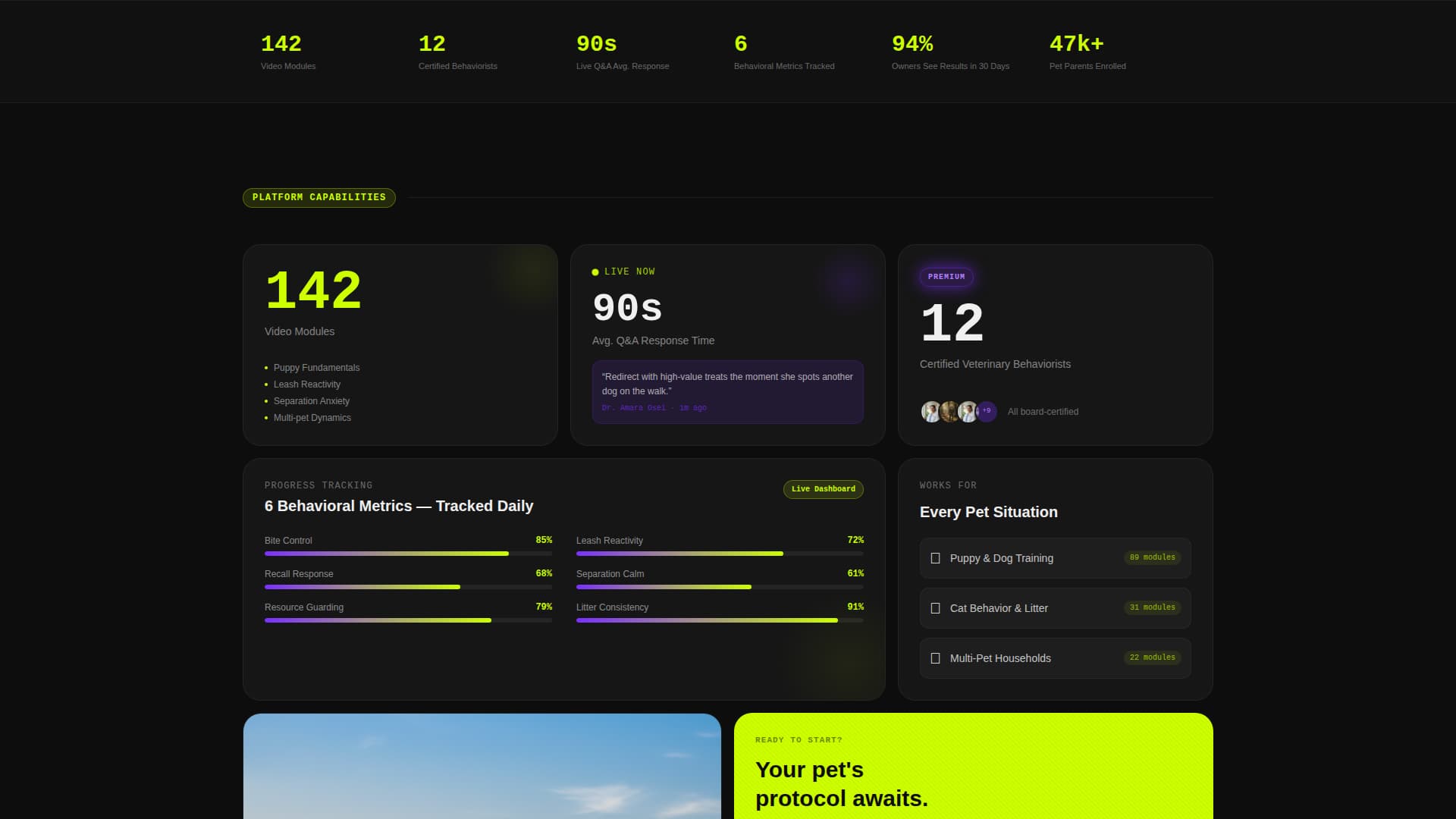 Pawstack - Confident Pettraining Landing Page Template