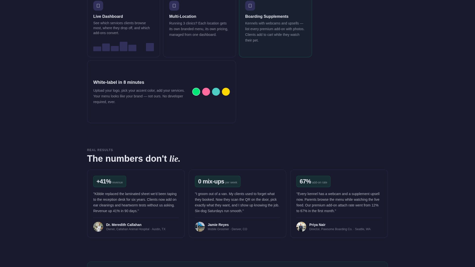 Kibble - Powerful Petcare Landing Page Template