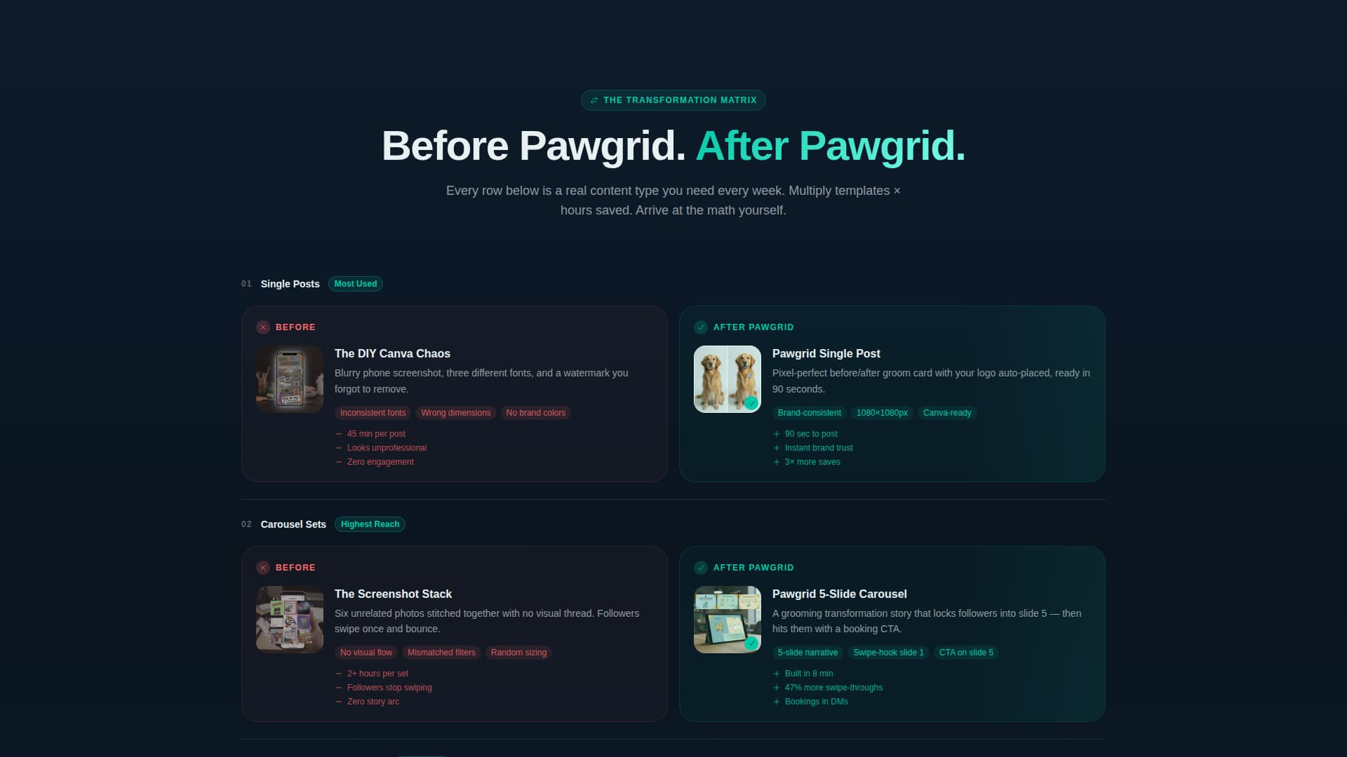 Pawgrid - Stunning Petcare Landing Page Template
