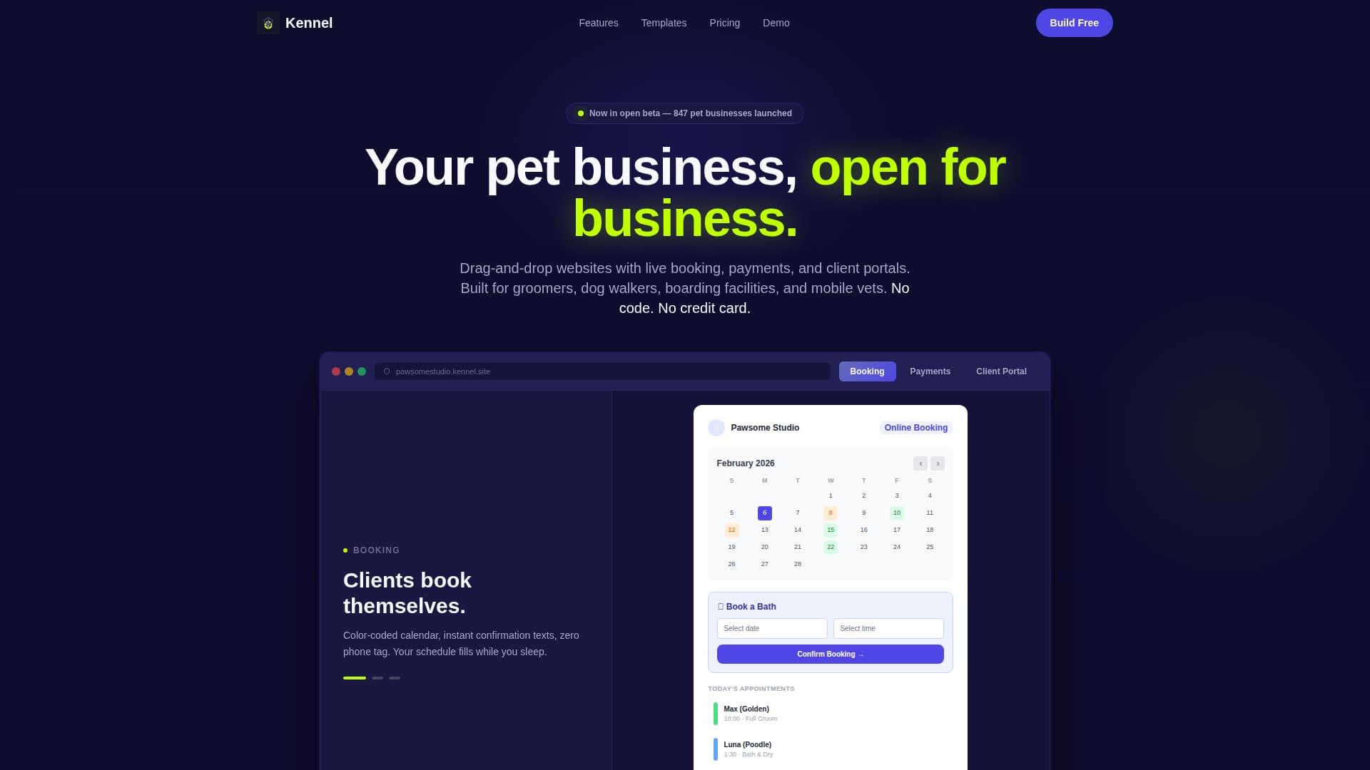 FurCare — Proven Pet Grooming Landing Page Template