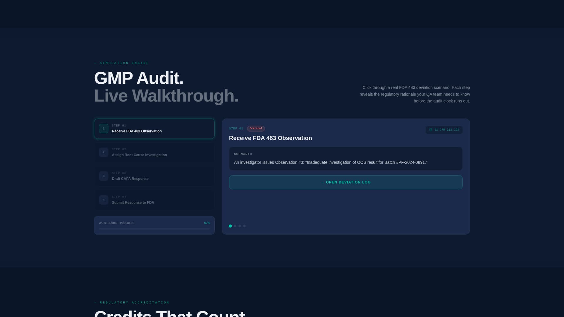 Pharmalearn - Precision Compliance Landing Page Template