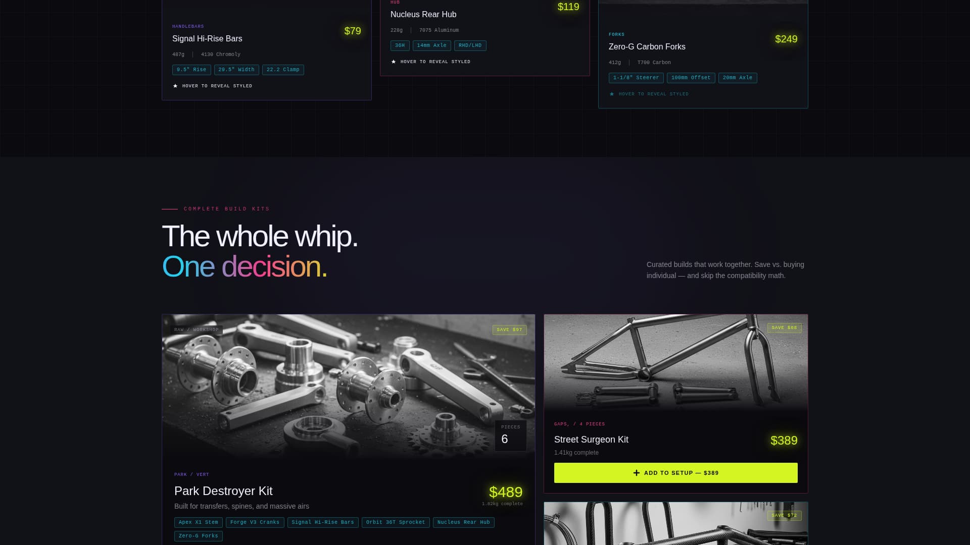 Crank - Highperformance BMX Landing Page Template