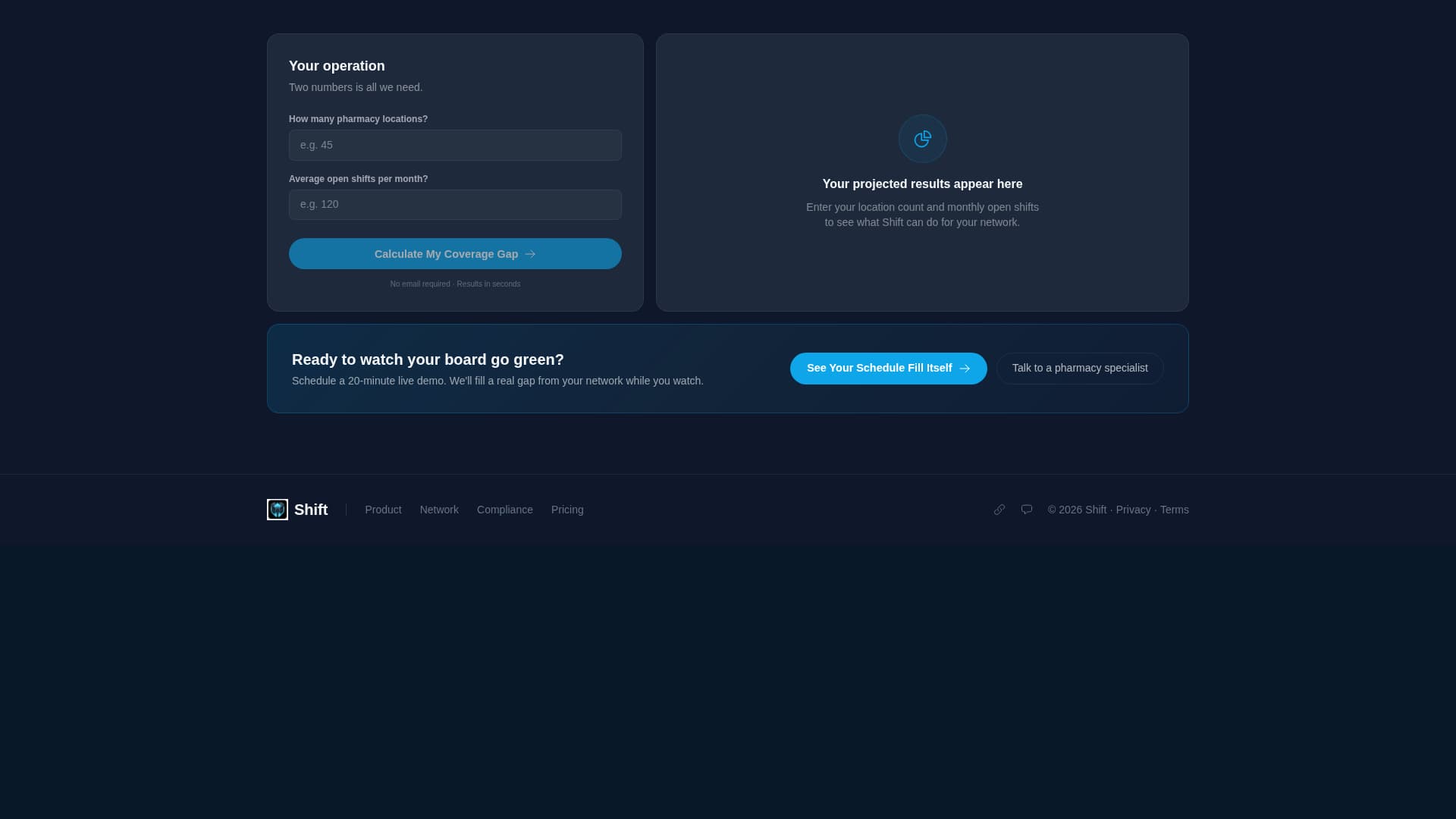 Shift - Powerful Pharmaceutical Landing Page Template