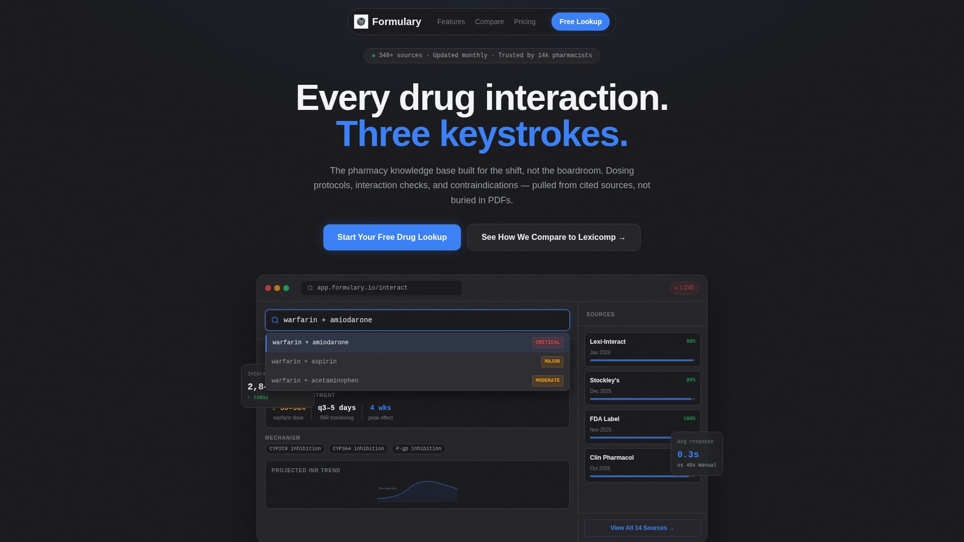 Formulary - Trusted Pharmacy Landing Page Template