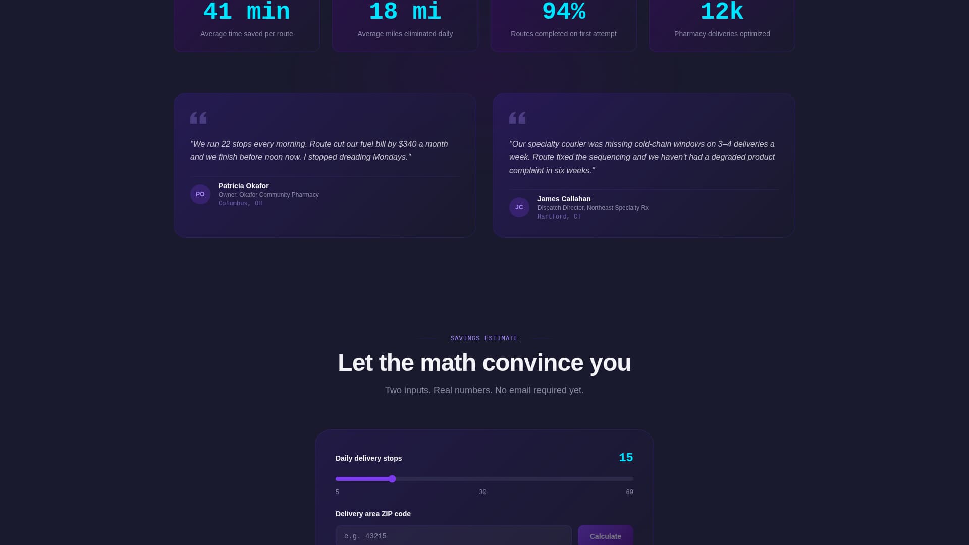 Routerx - Powerful Pharmacy Optimization Landing Page Template