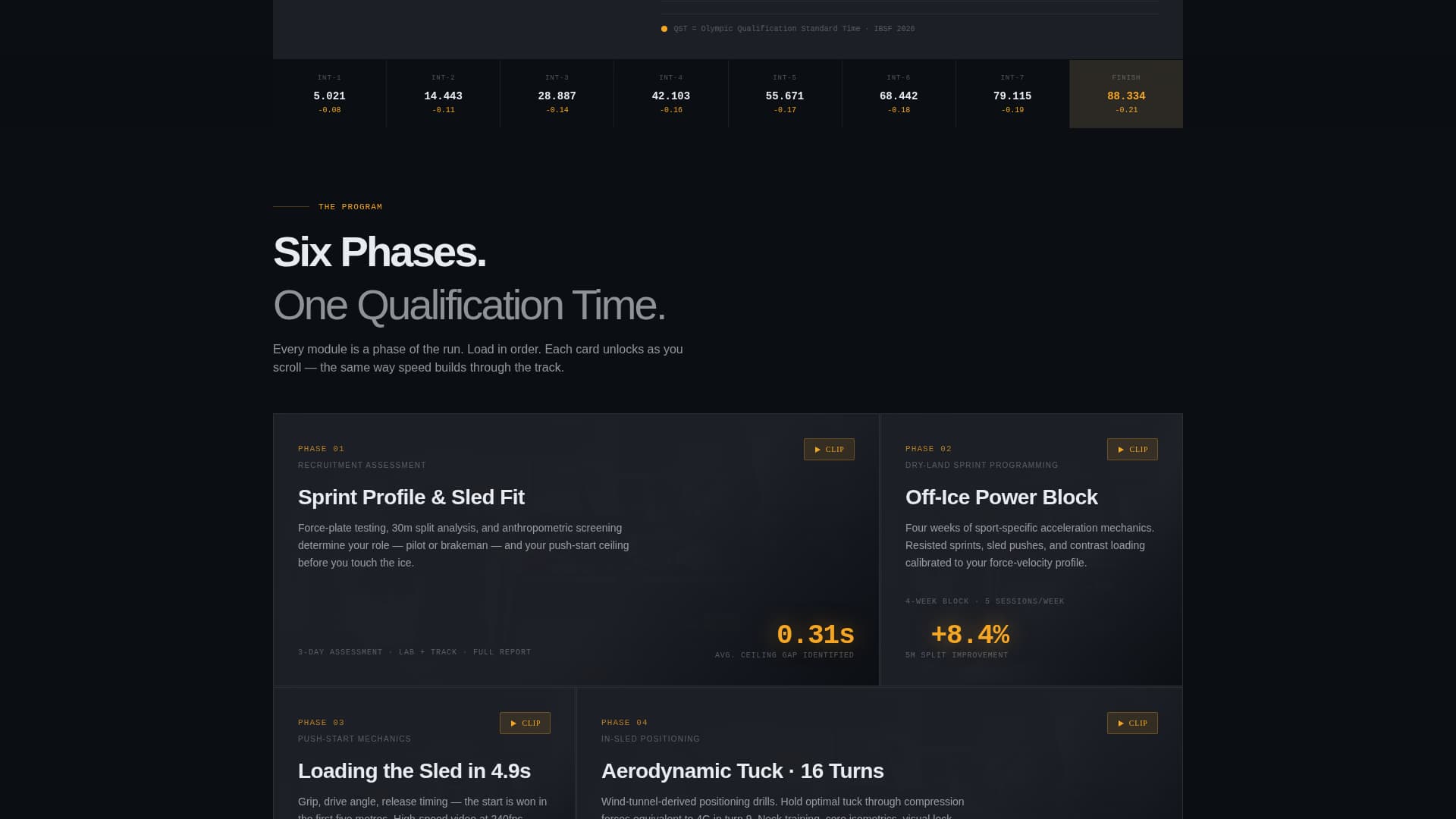 Bobsled Professional Website Template