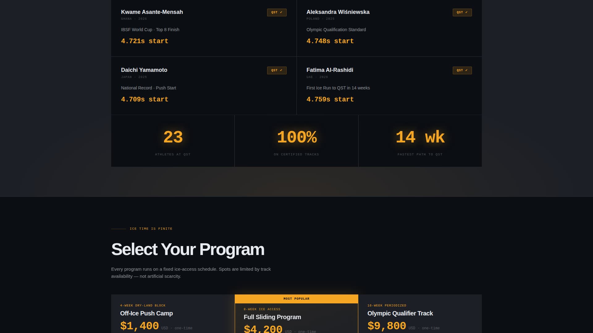 Bobsled Professional Website Template