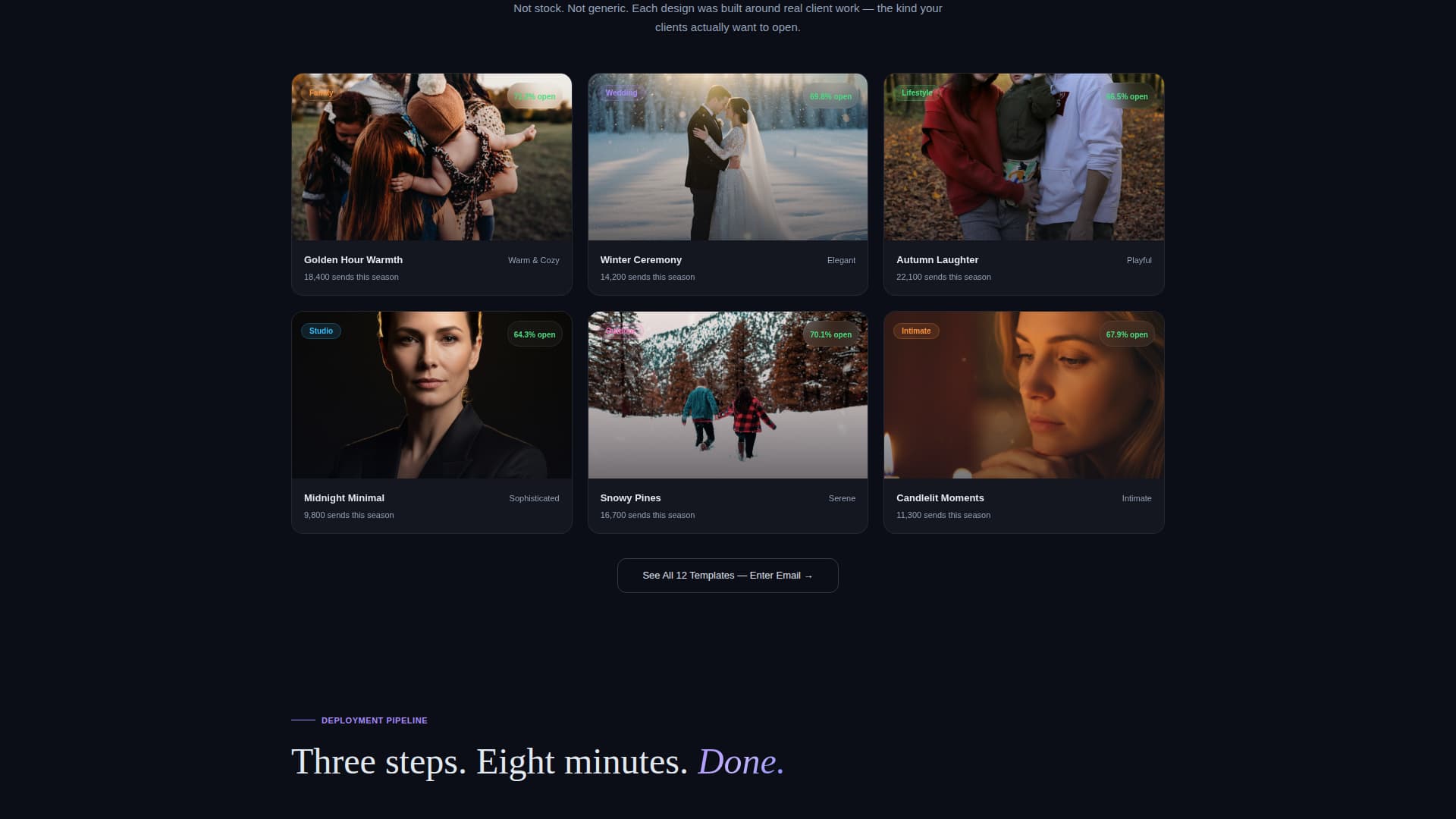 Shutter - Powerful Photography Landing Page Template