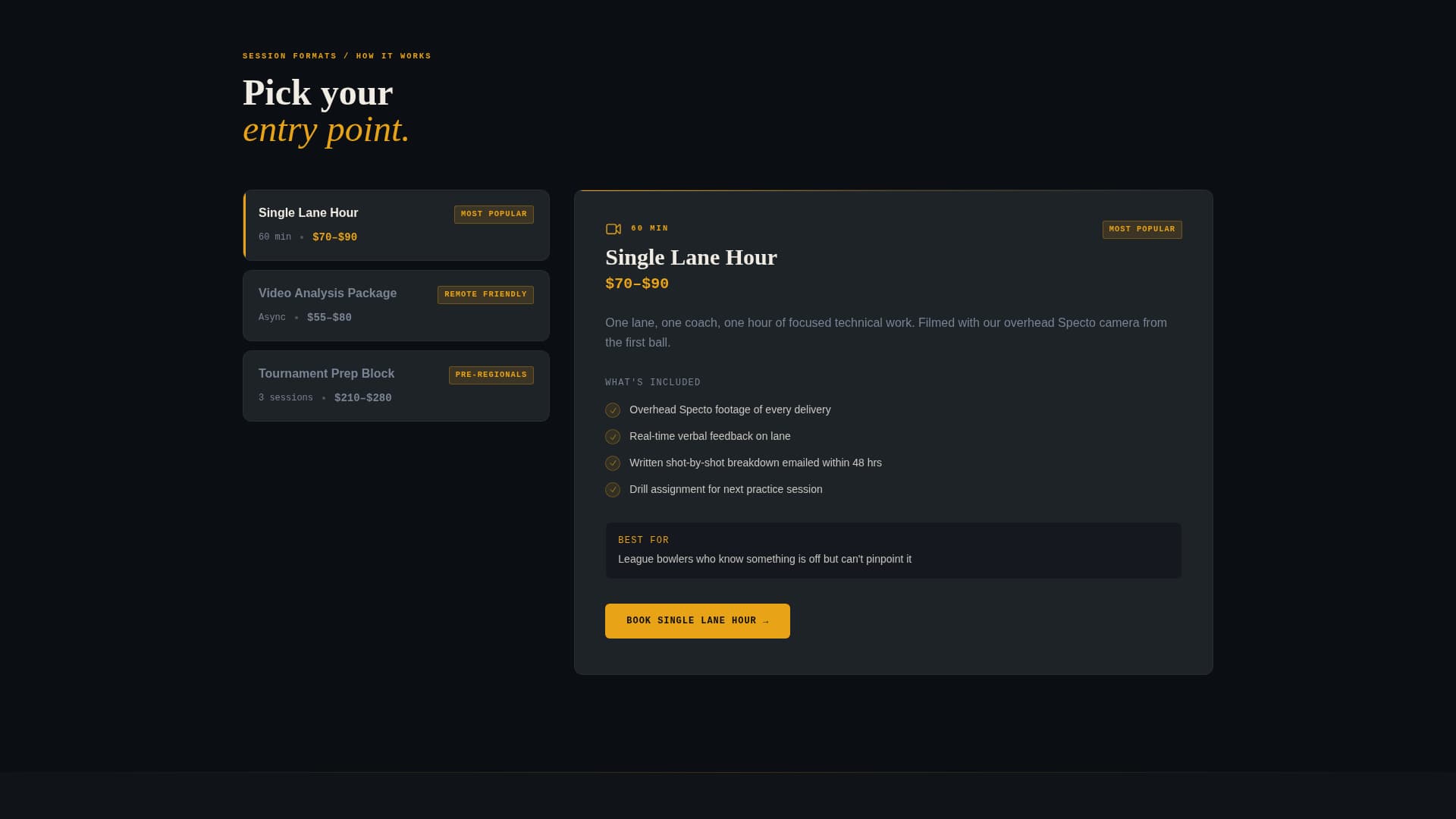 Strike - Dynamic Bowling Landing Page Template