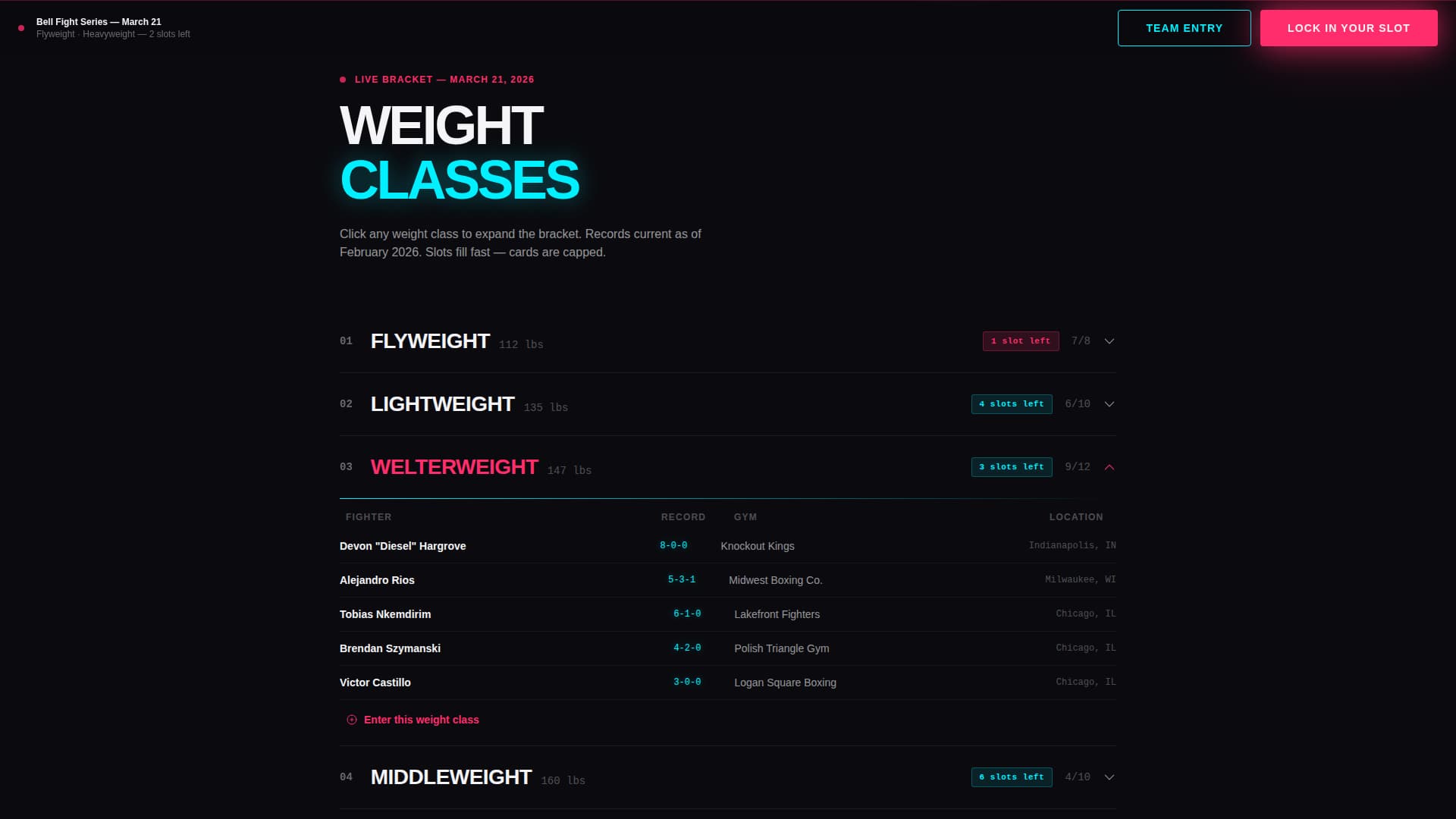 Boxing Specialist Professional Website Template