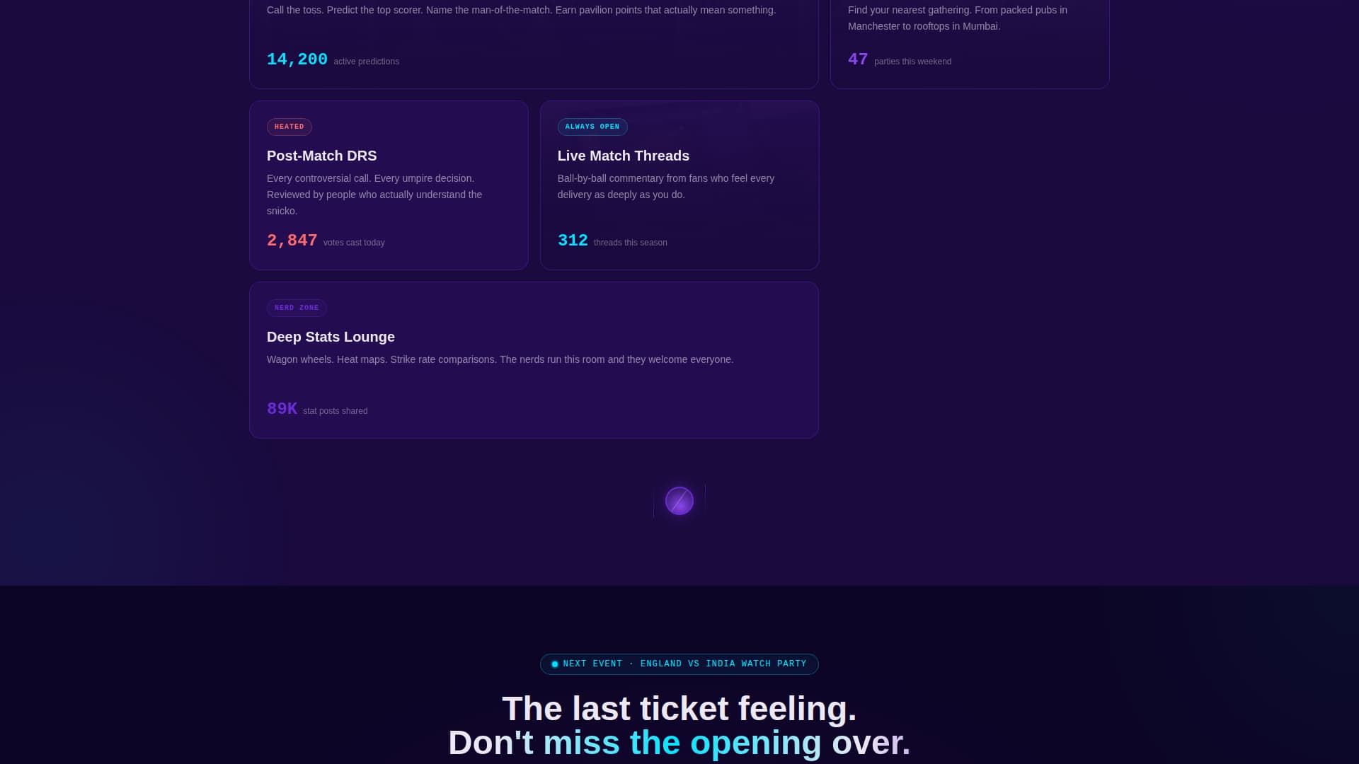 Cricket Specialist Professional Website Template