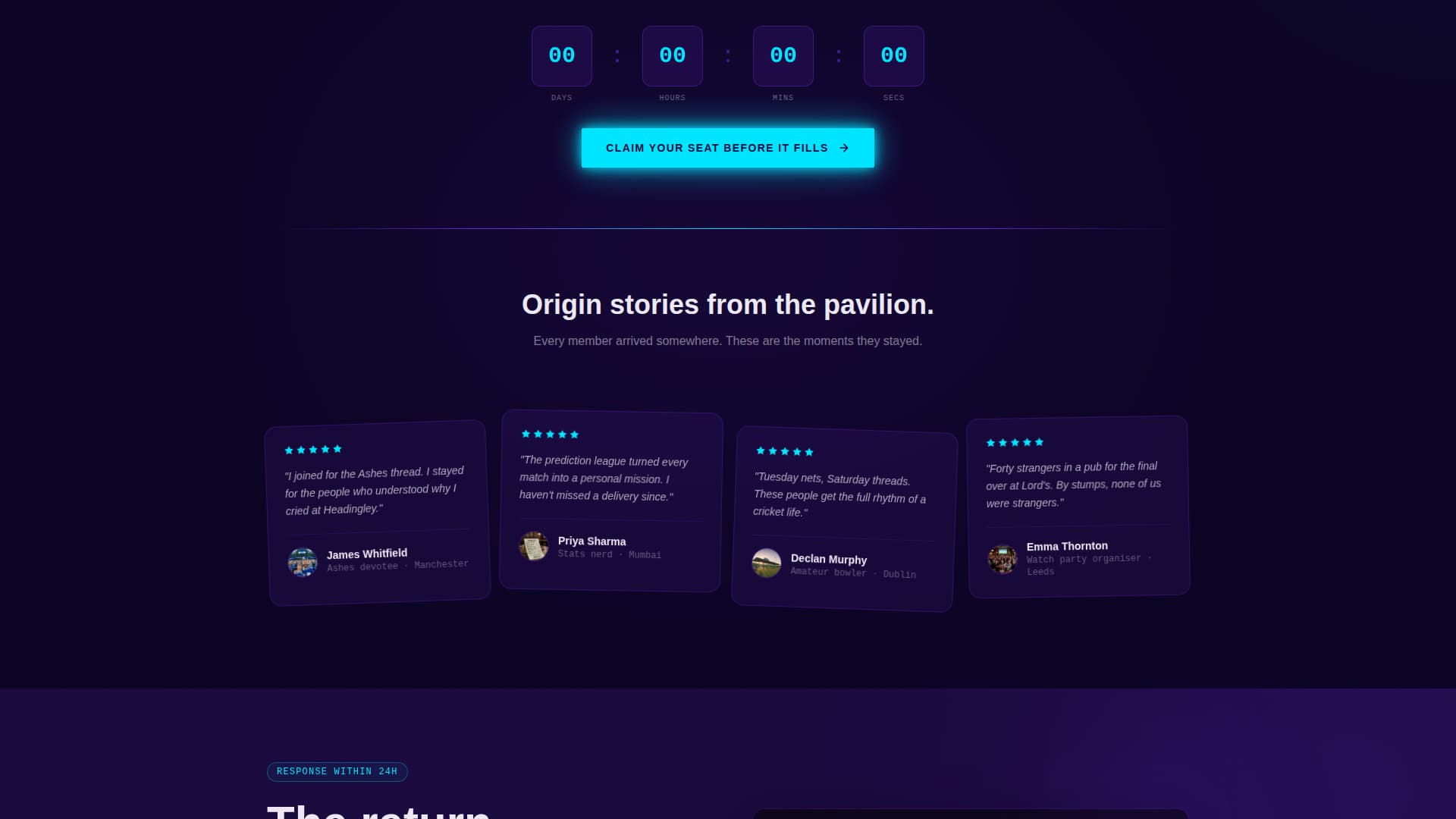 Cricket Specialist Professional Website Template
