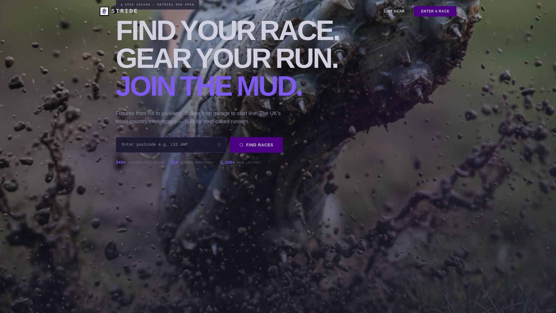 Cross Country Leagues Professional Website Template