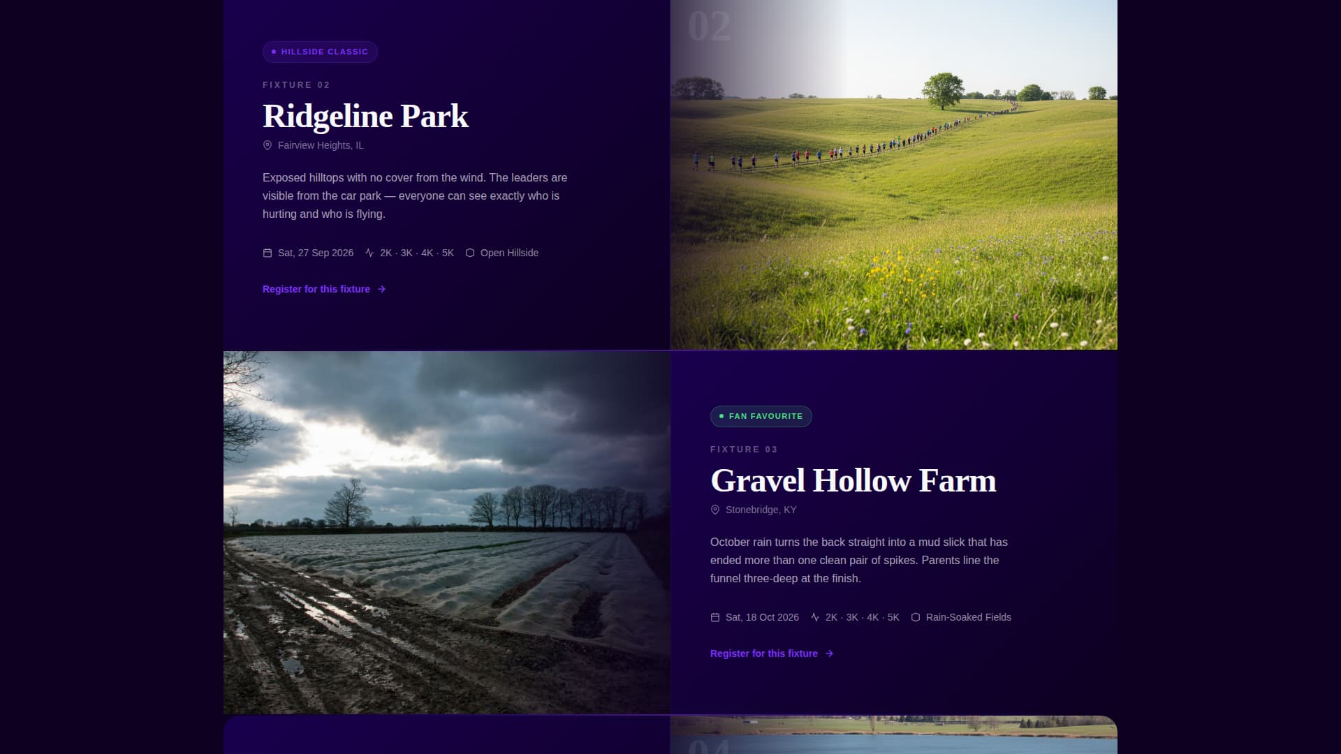 Cross Country Leagues Specialist Professional Website Template