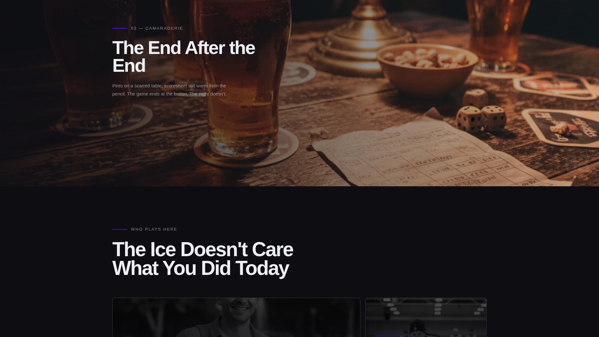 Sweep - Electric Curling Landing Page Template