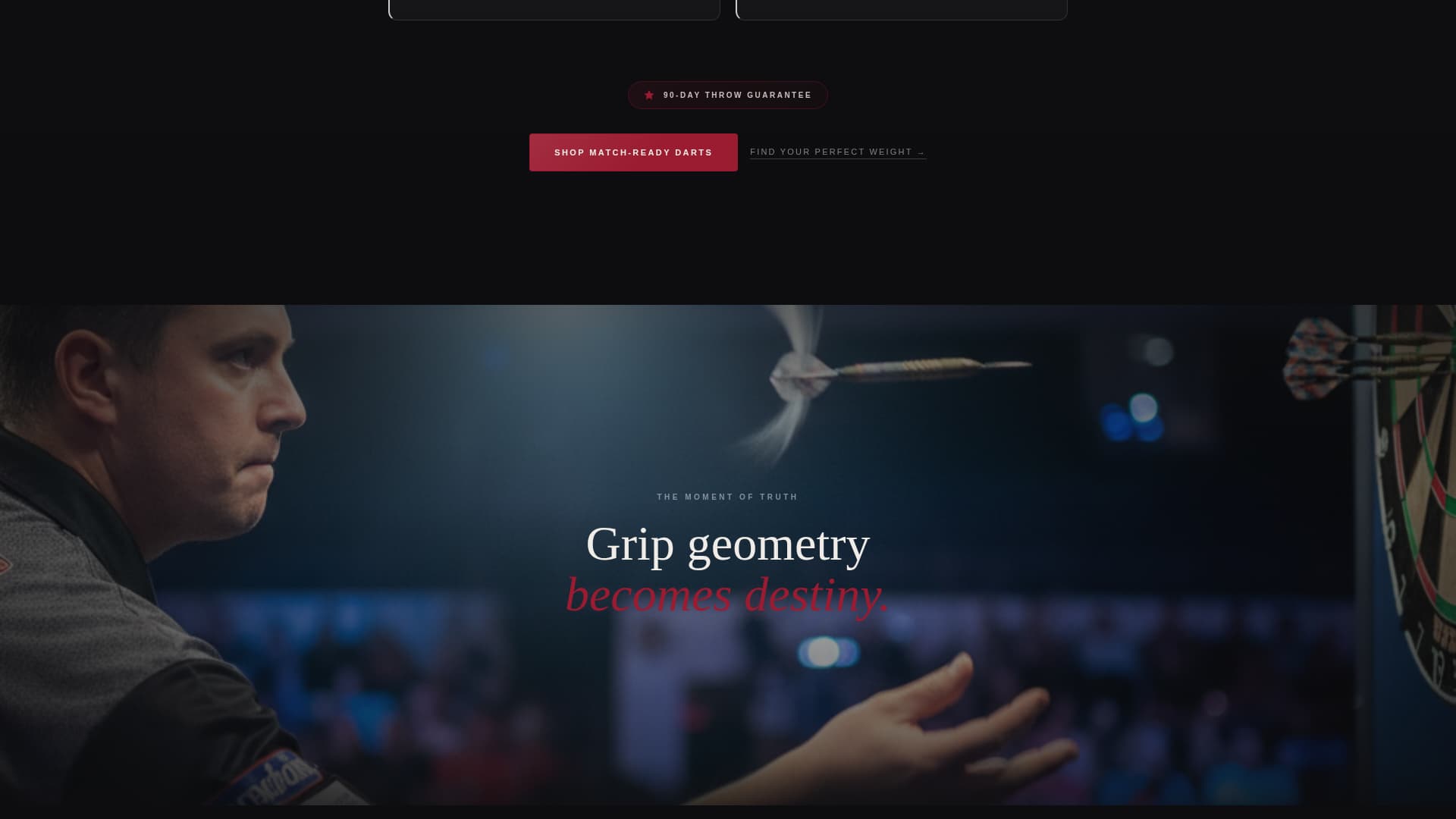 Darts Professional Website Template