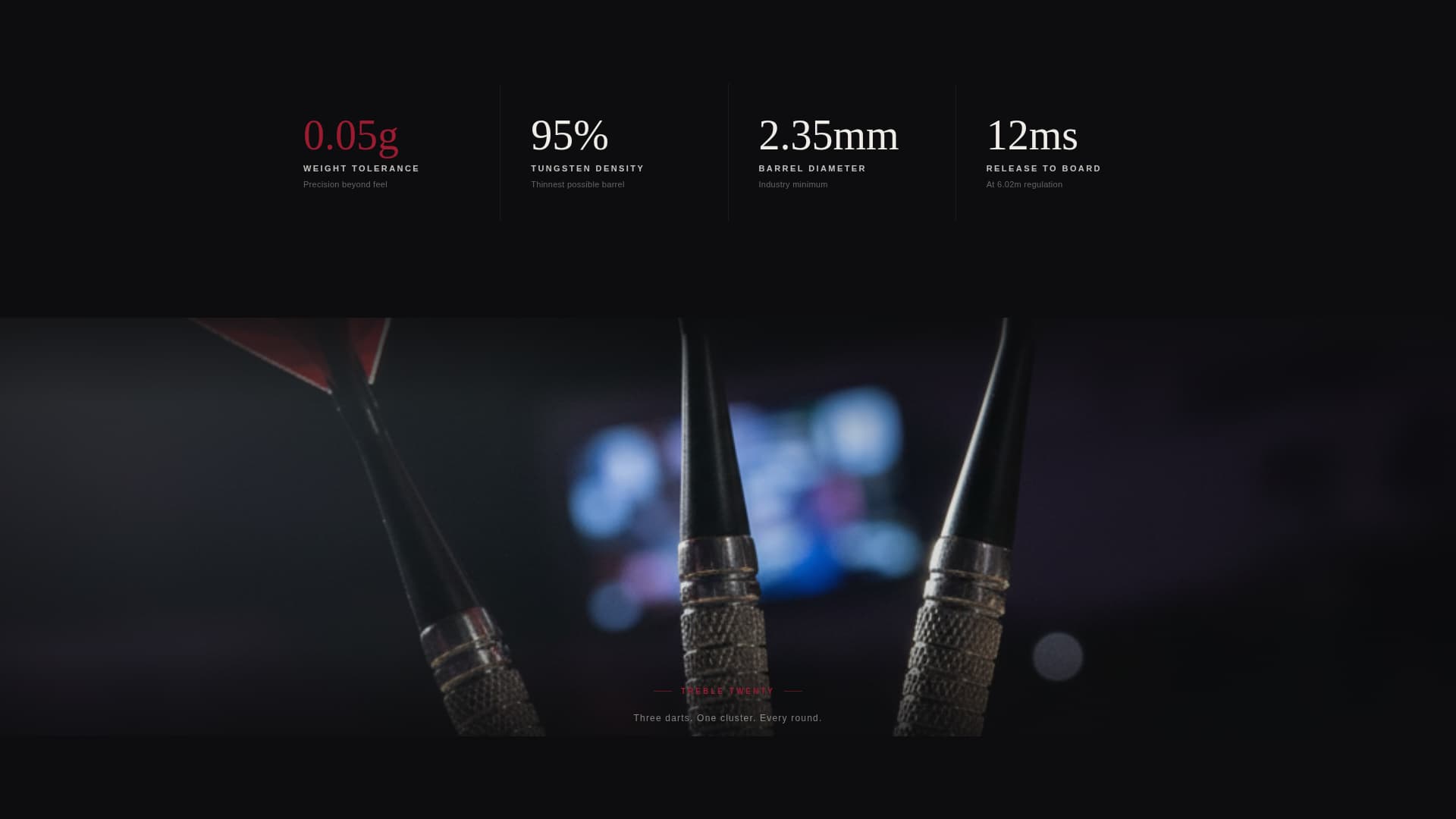 Darts Professional Website Template