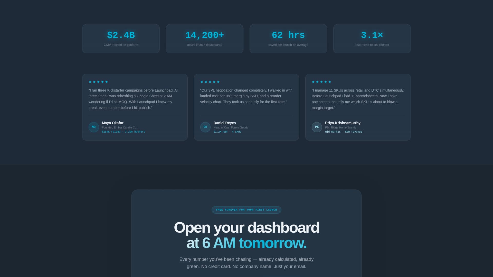 Launchpad - Powerful Product Launch Landing Page Template