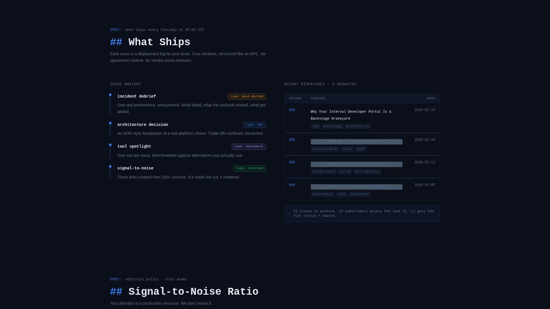 Scaffold - Powerful Platform Engineering Landing Page Template