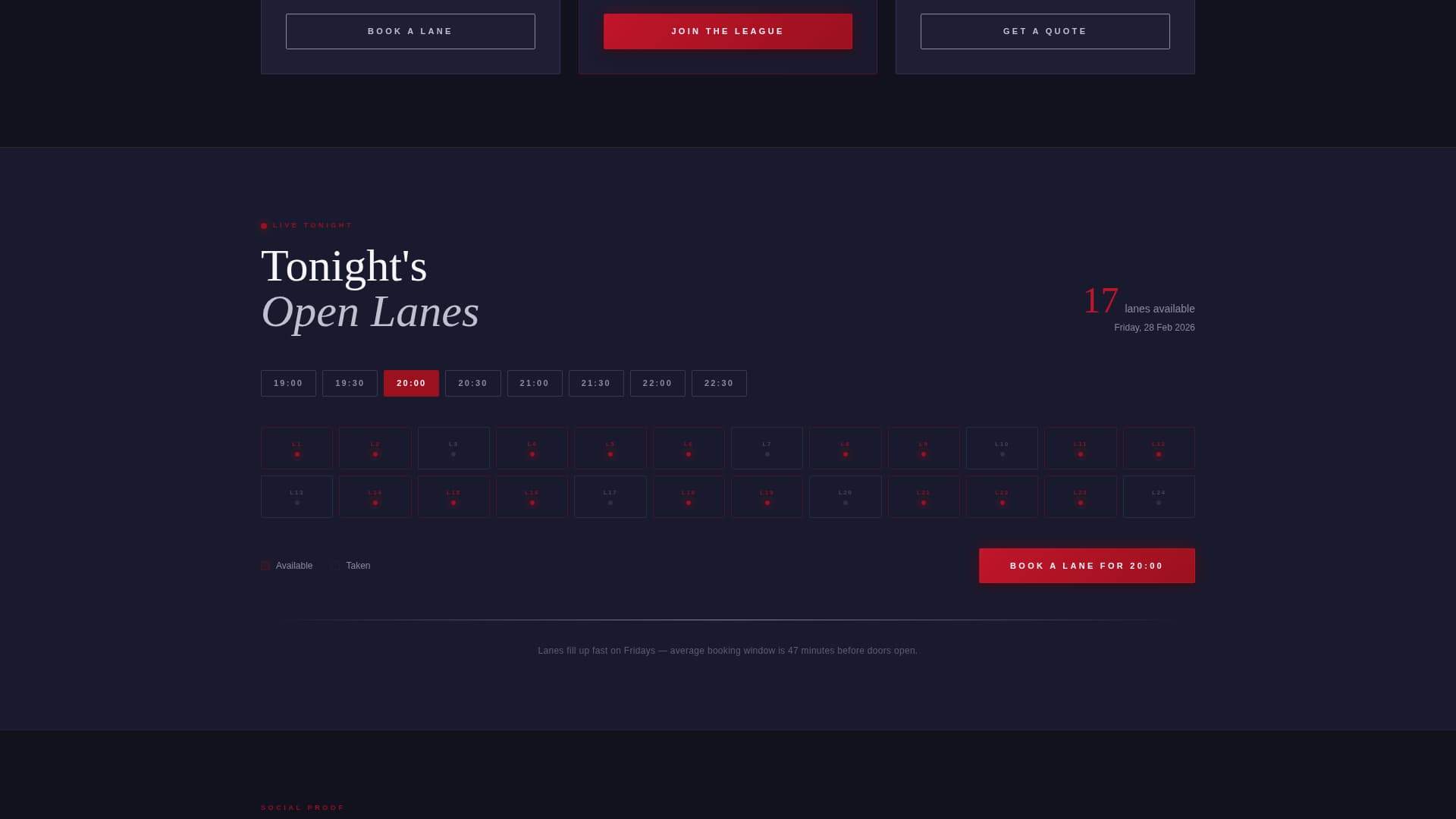Darts Booking Website Template