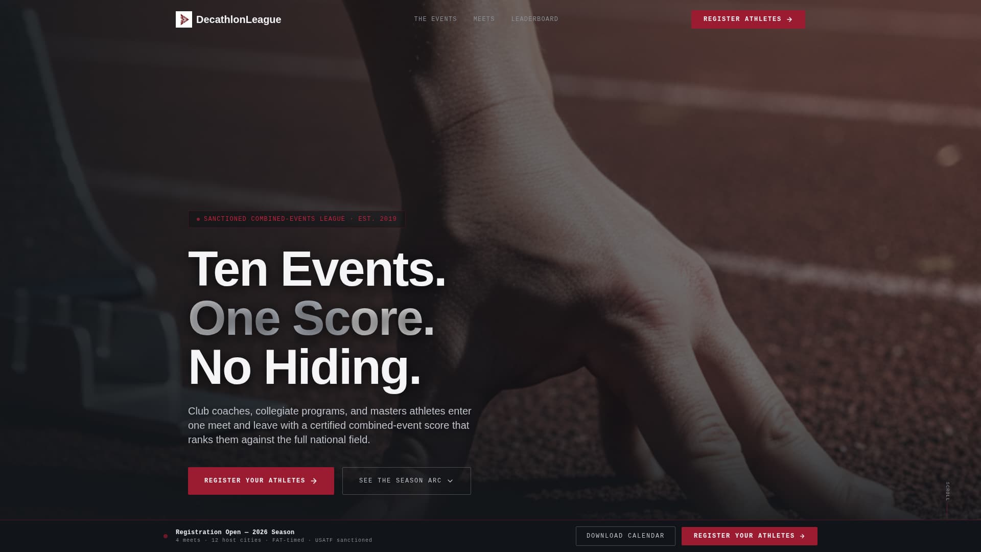 Decathlon - Powerful Multievent Landing Page Template
