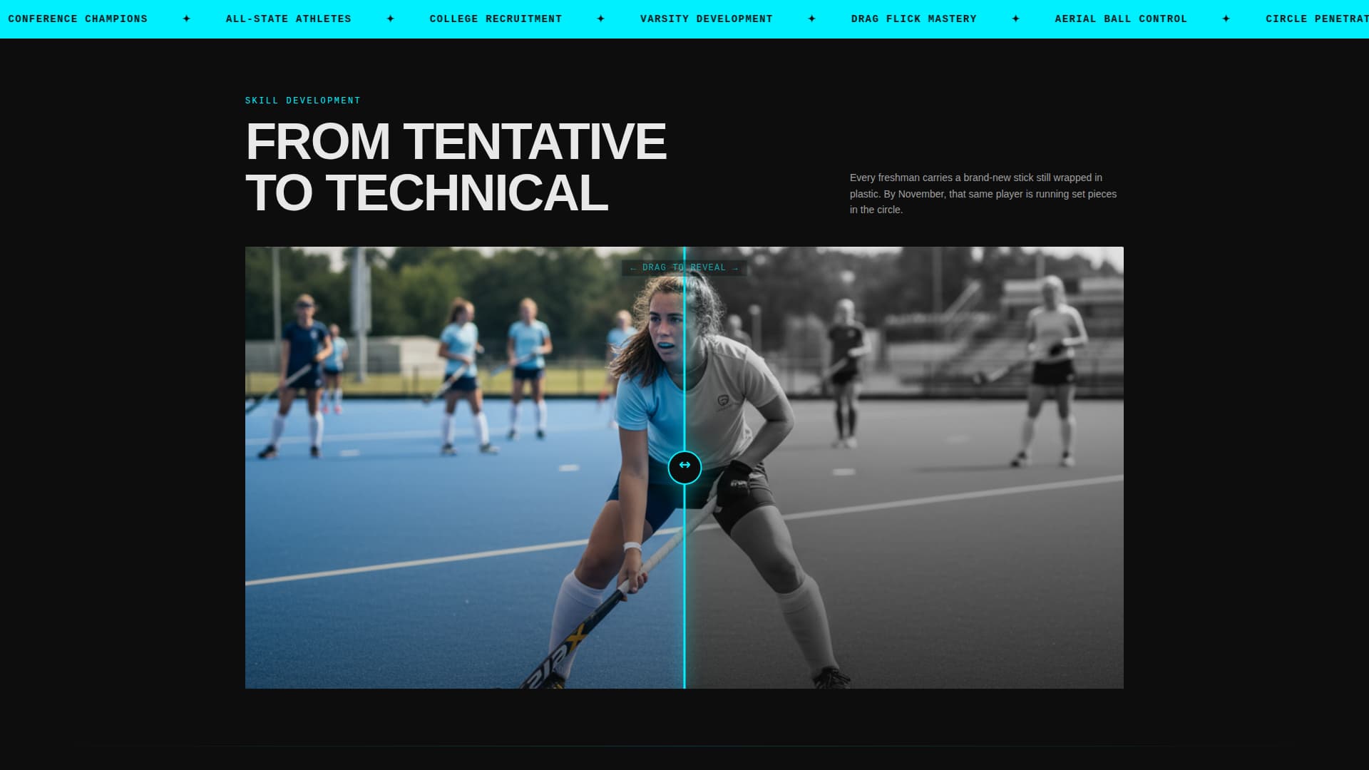 Field Hockey Leagues Professional Website Template