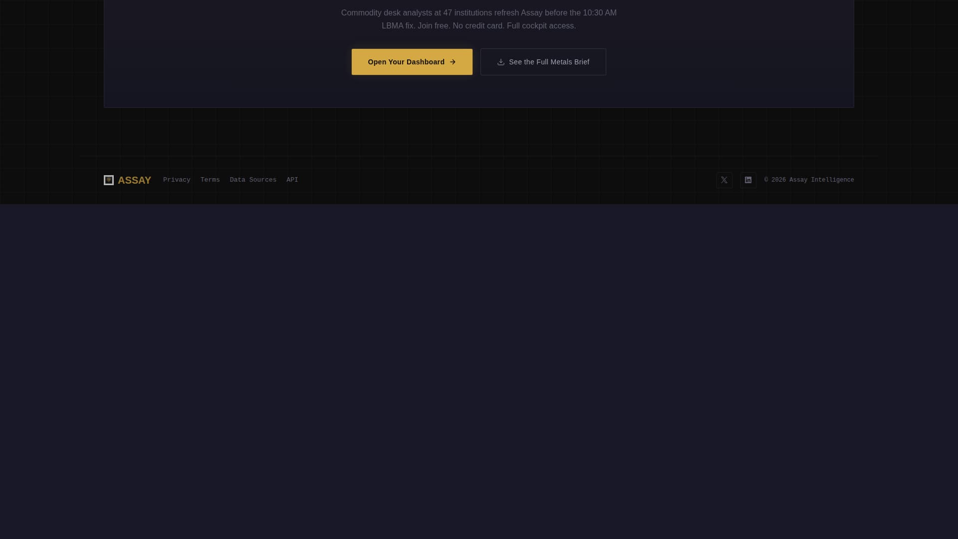 Precious Metals Vertical SaaS Pricing Website Template