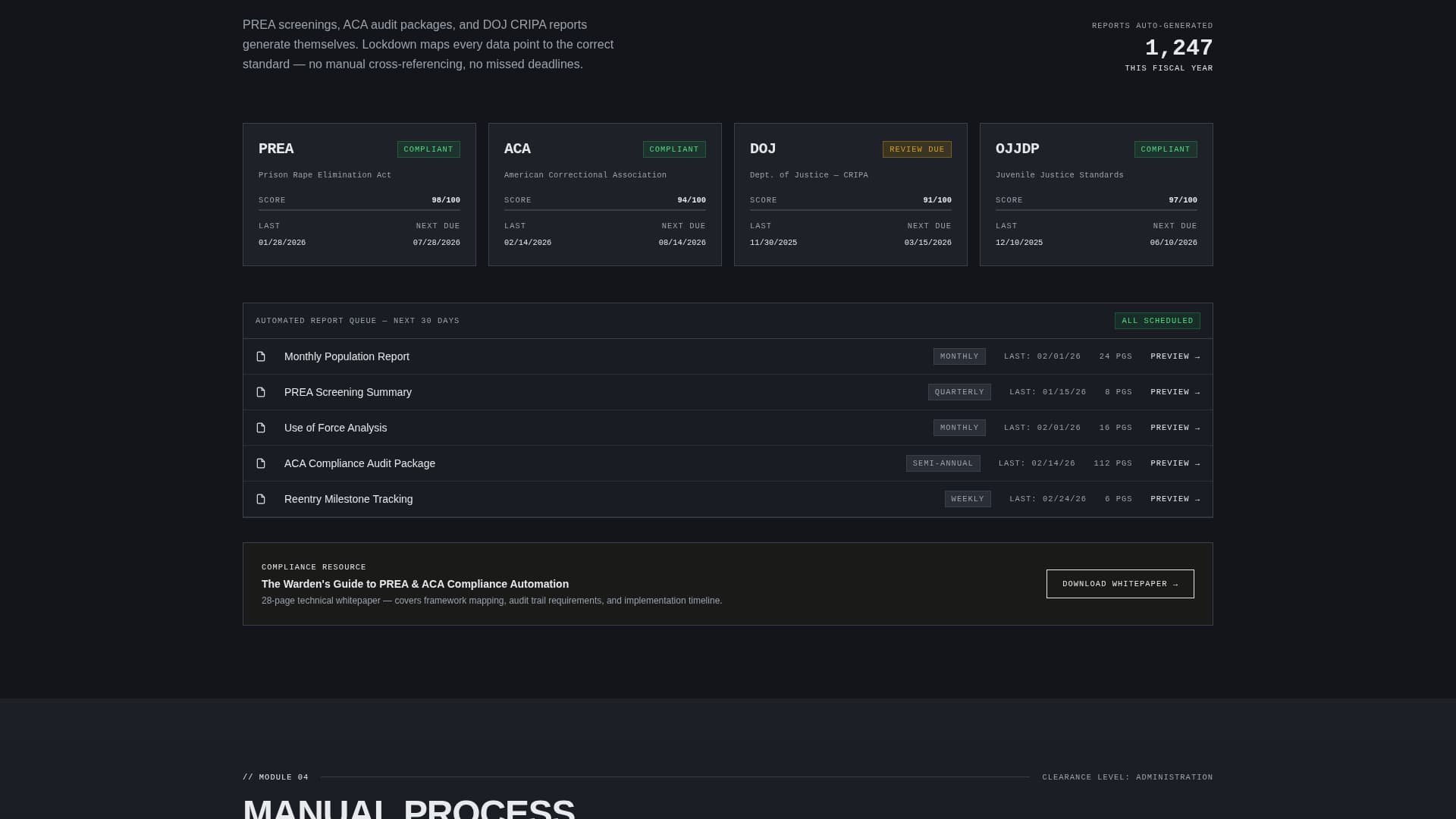 Lockdown - Powerful Corrections Landing Page Template