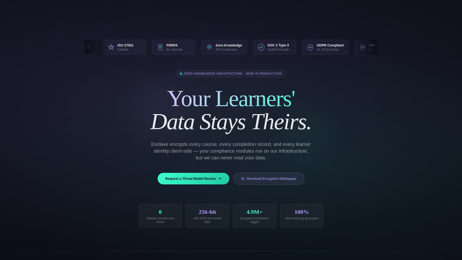 Privacy-First Enterprise Software Premium Privacy Policy Website Template