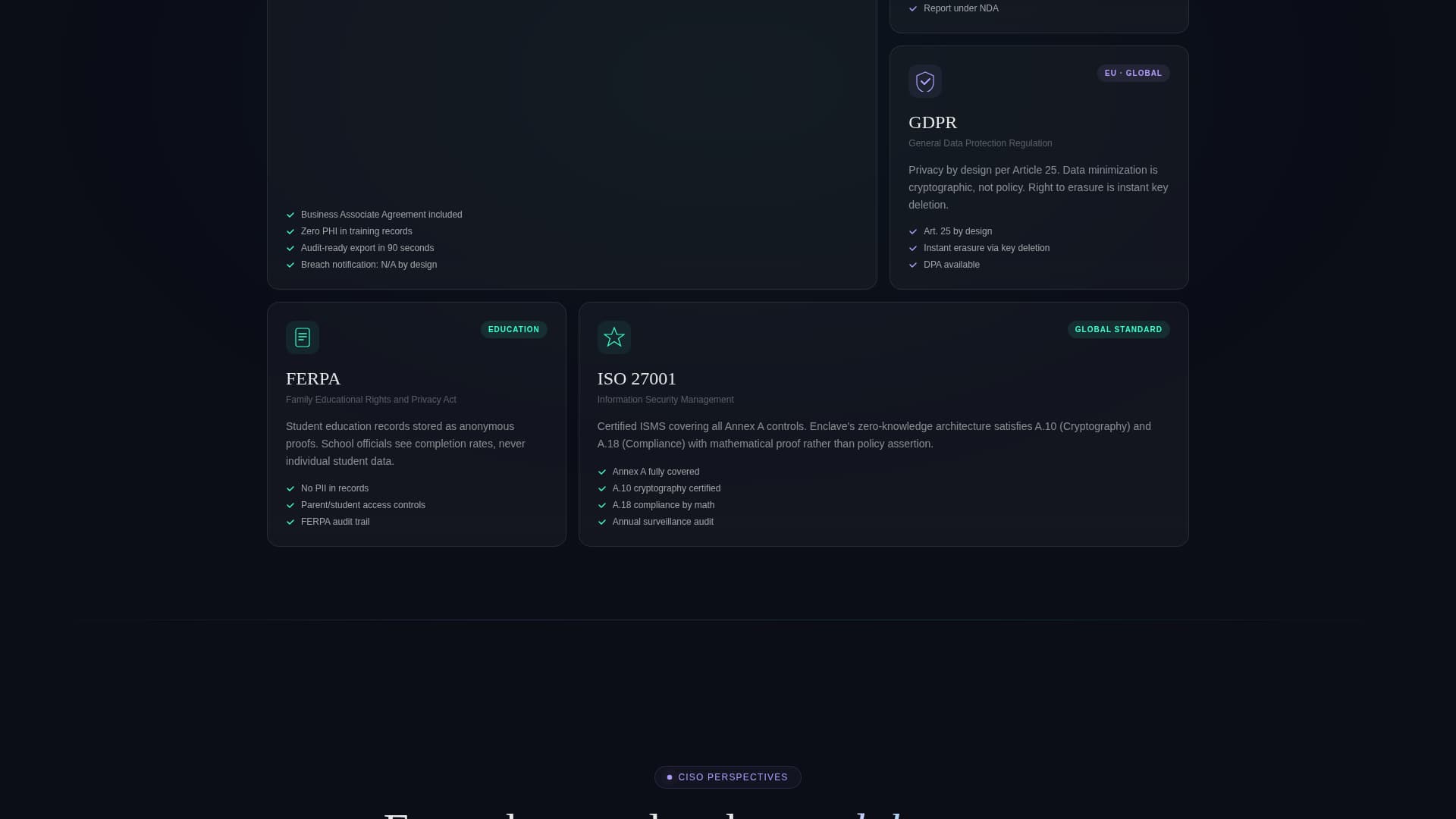 Privacy-First Enterprise Software Premium Privacy Policy Website Template