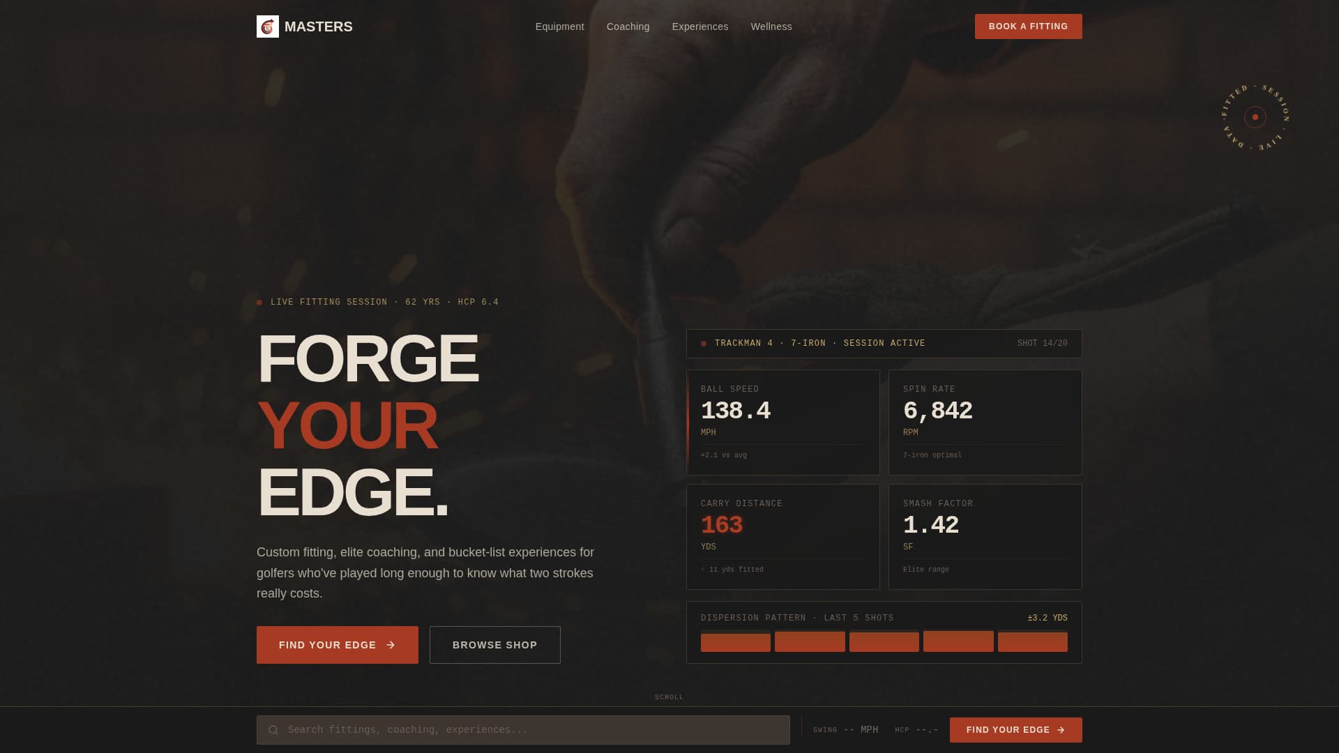 Golf Leagues Professional Website Template