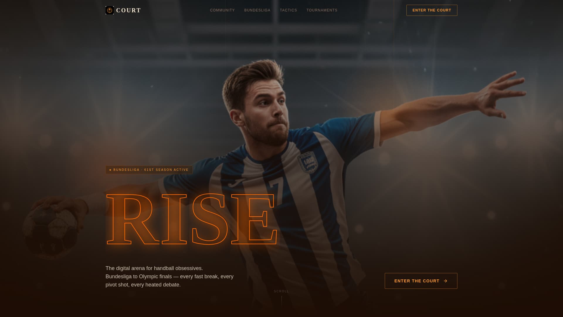 Handball Professional Website Template