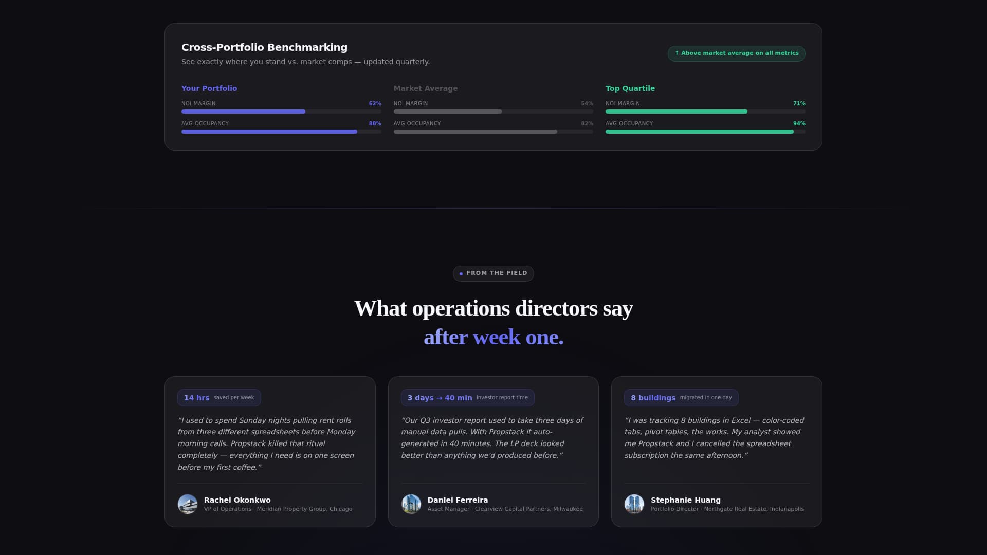 Propstack - Dynamic Proptech Landing Page Template