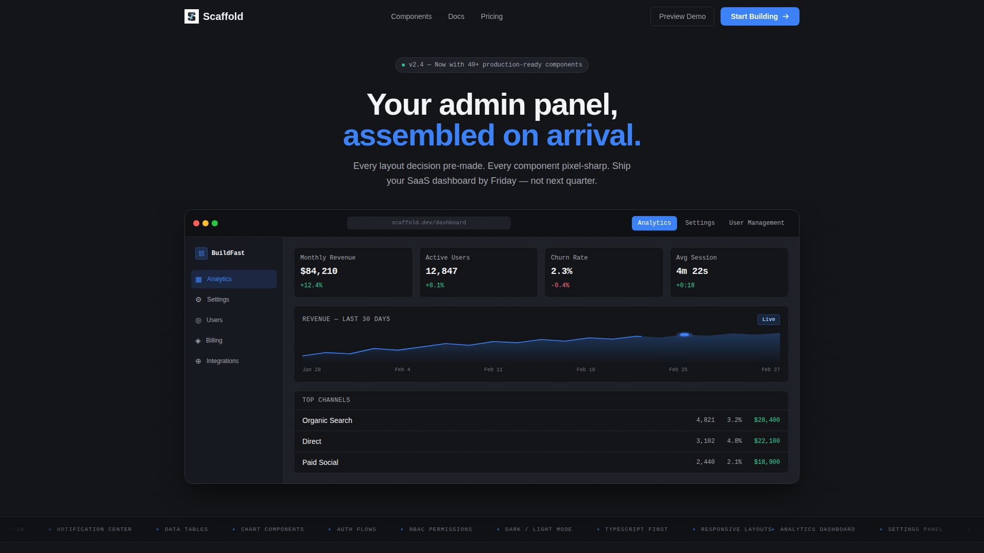Onboarding & User Guide Professional Website Template