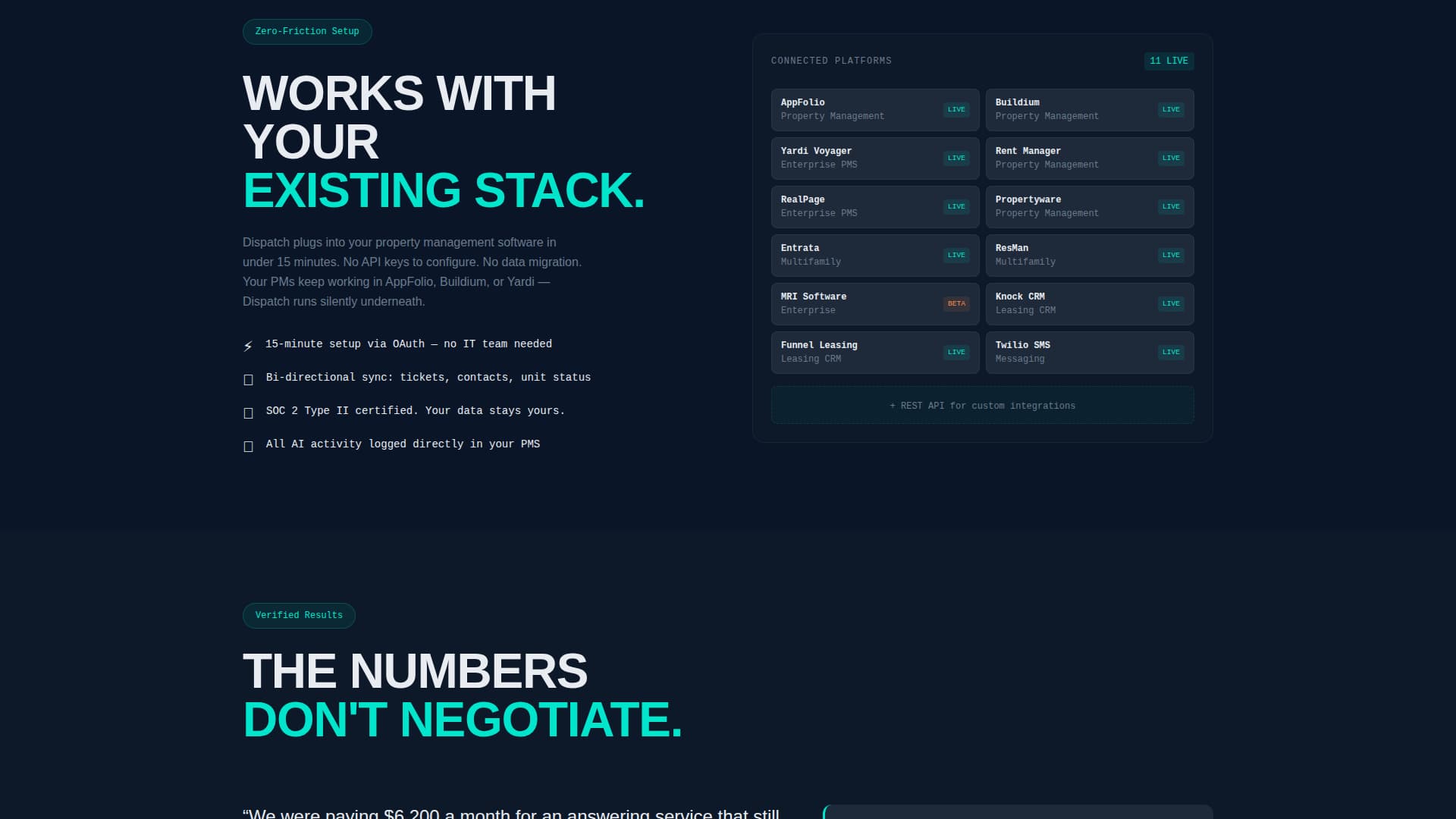 Dispatch - Powerful Property Landing Page Template