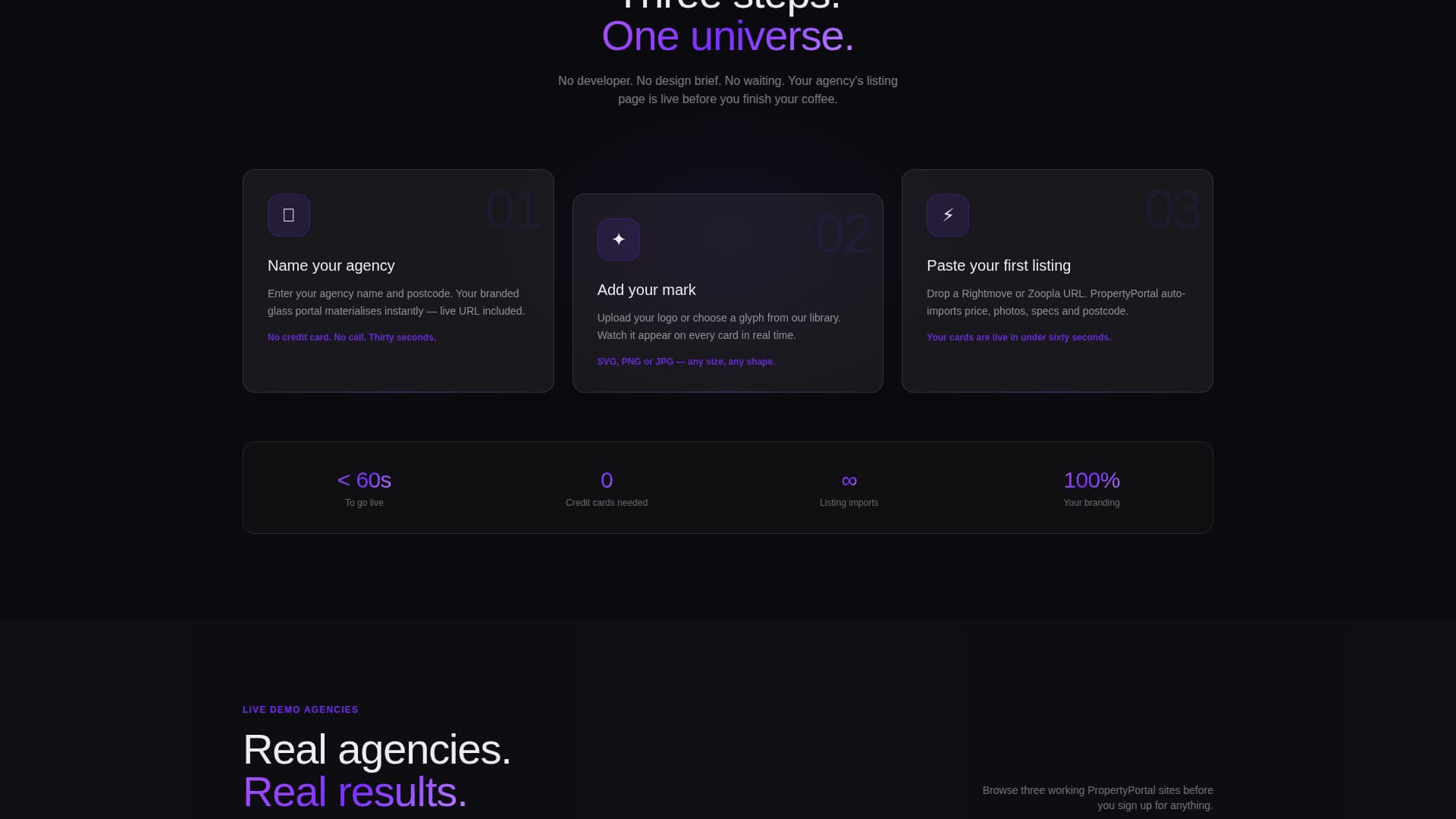 Prism — Premium Agency Brand Landing Page Template