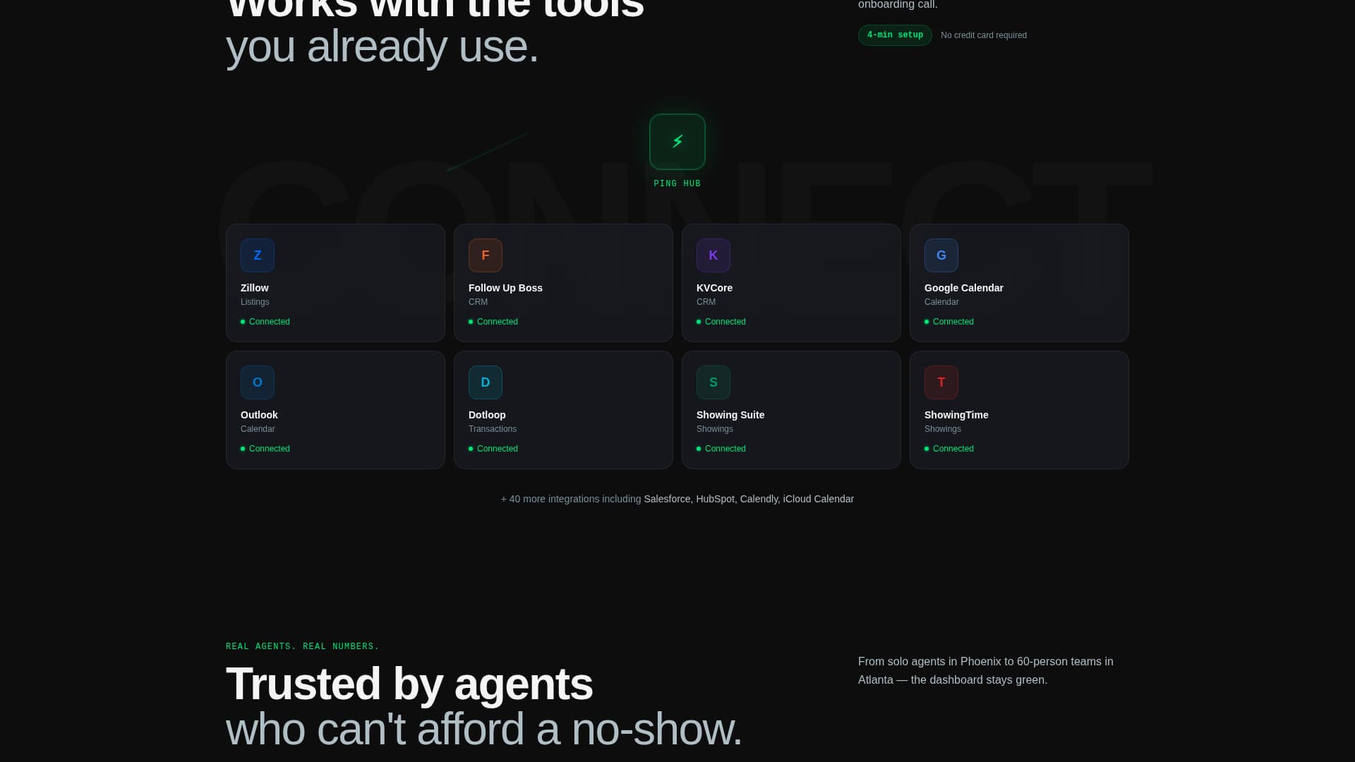 Ping - Automated Appointmentreminder Landing Page Template