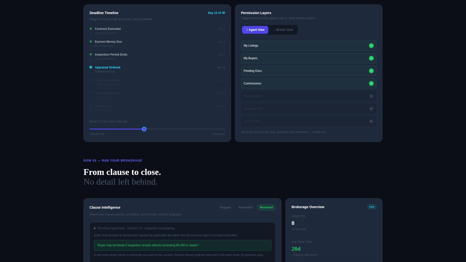 Clause - Powerful Contract Landing Page Template