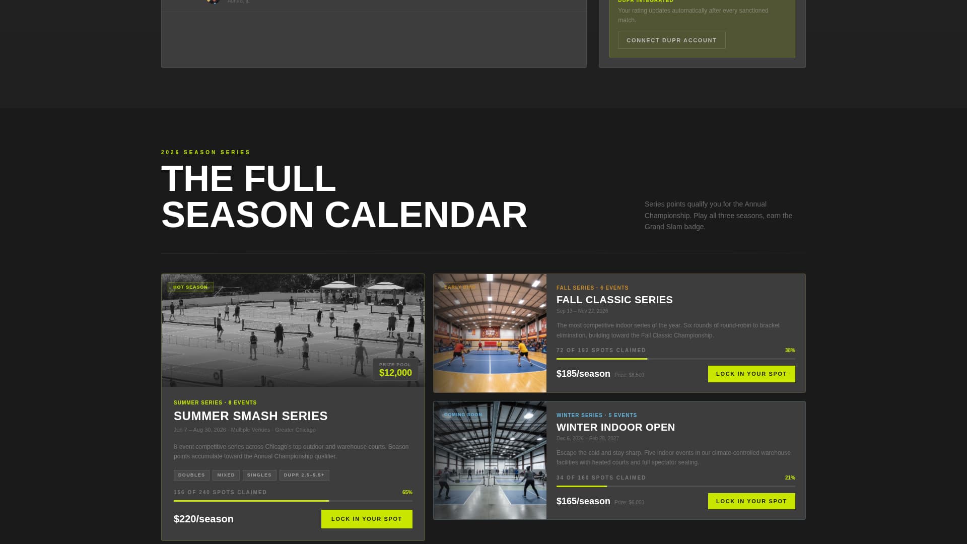 Serve — Powerful Paddle Sports Landing Page Template