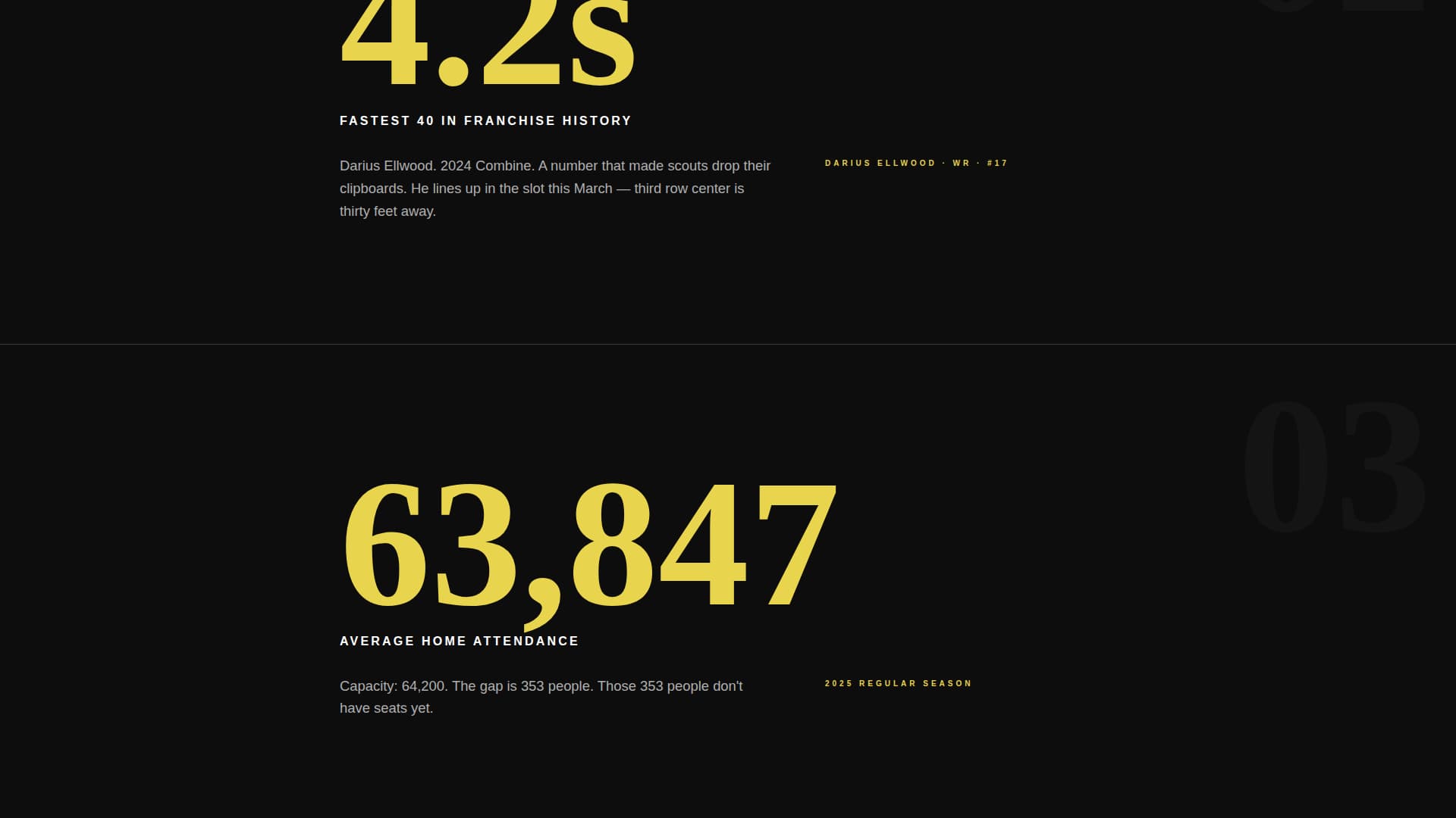 Roster - Powerful Sports Landing Page Template