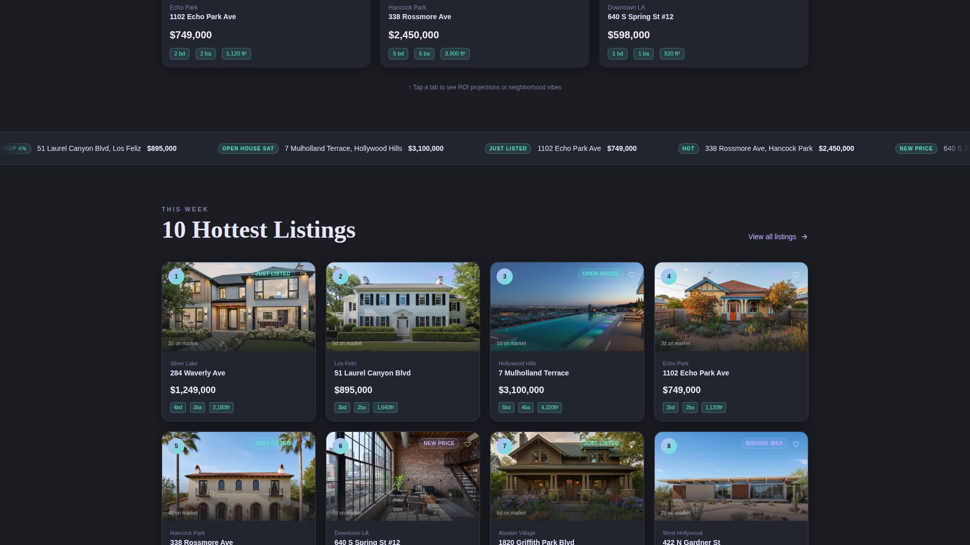 Listing - Iridescent Realestate Landing Page Template