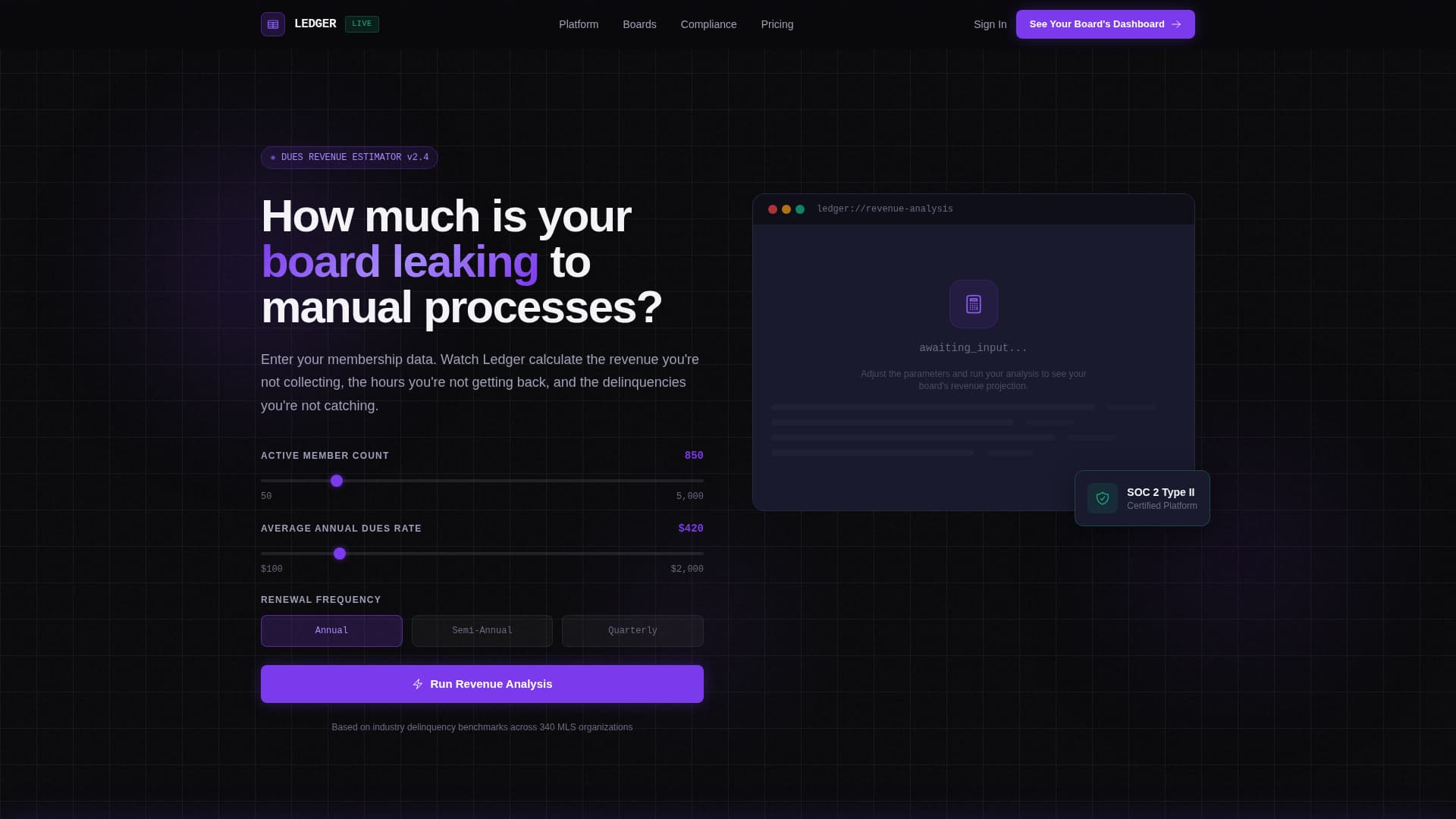 Ledger - Powerful Membership Landing Page Template