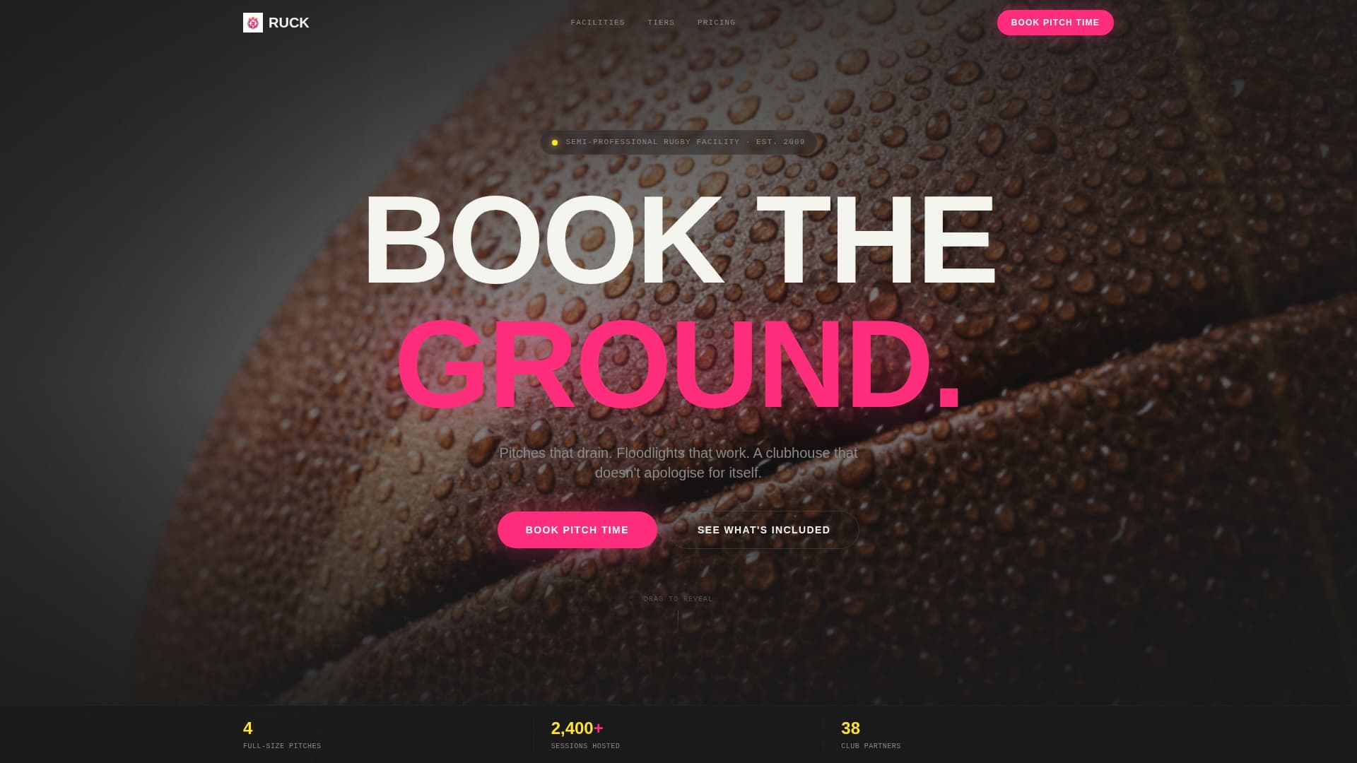 Scrum — Ferocious Rugby Union Landing Page Template