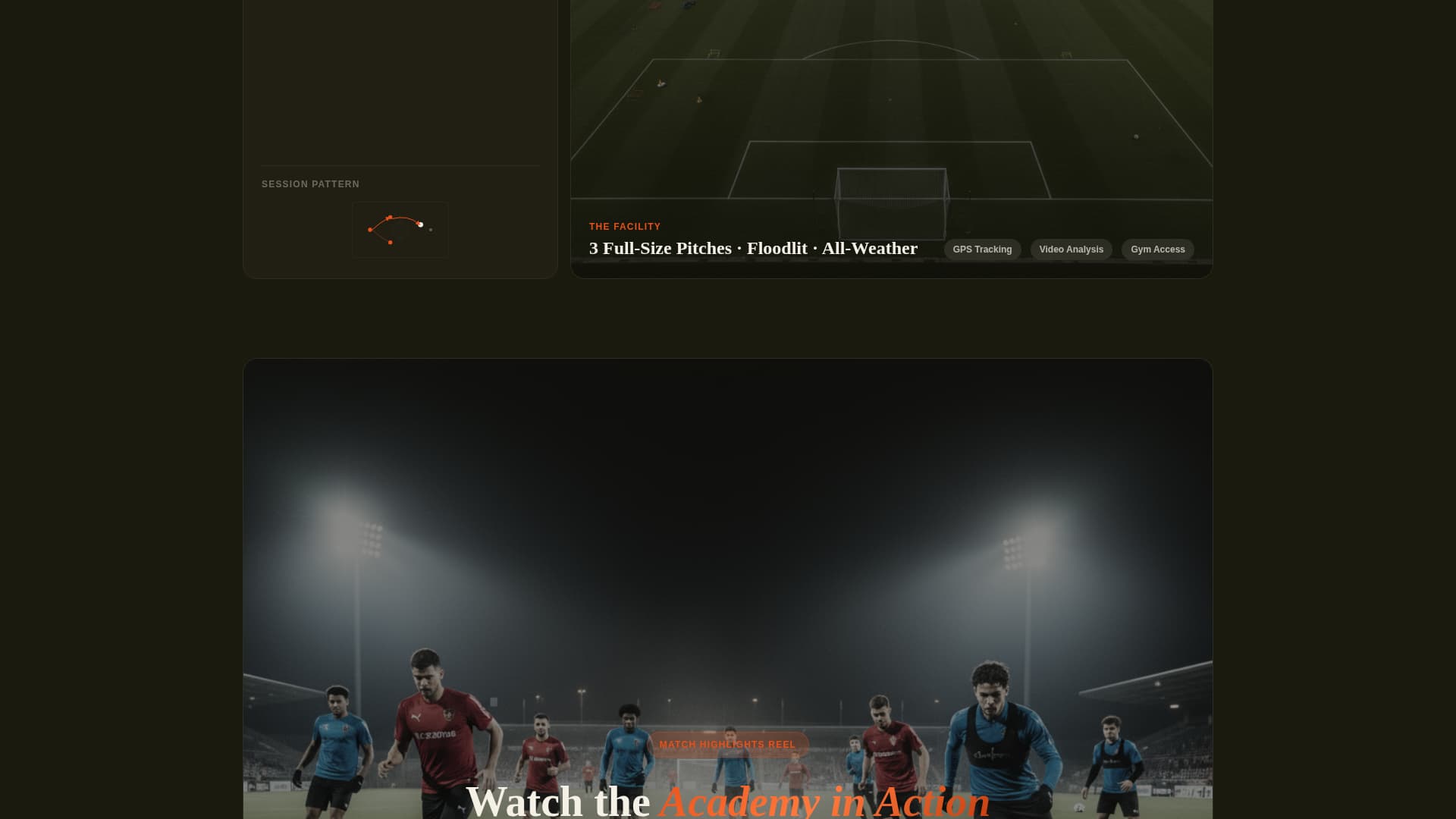 Striker - Explosive Soccer Academy Landing Page Template