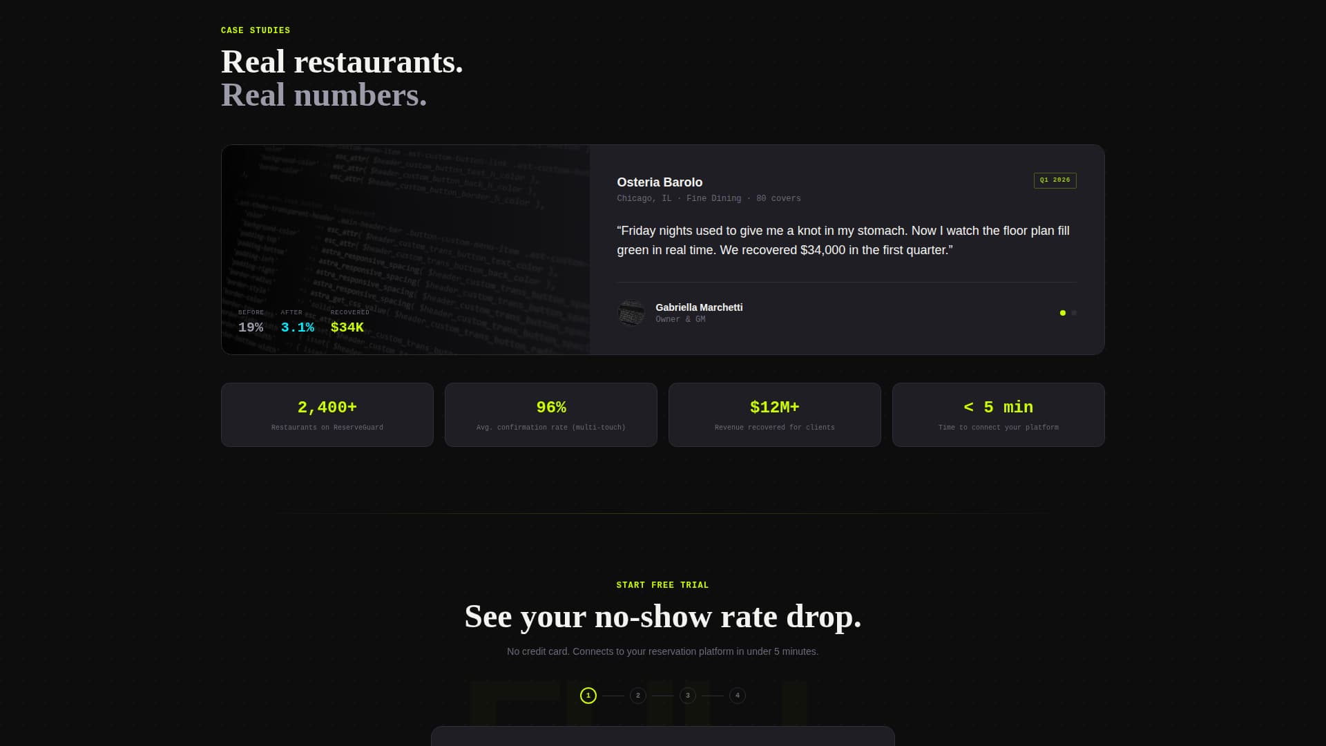 Ping - Powerful Restaurant Landing Page Template