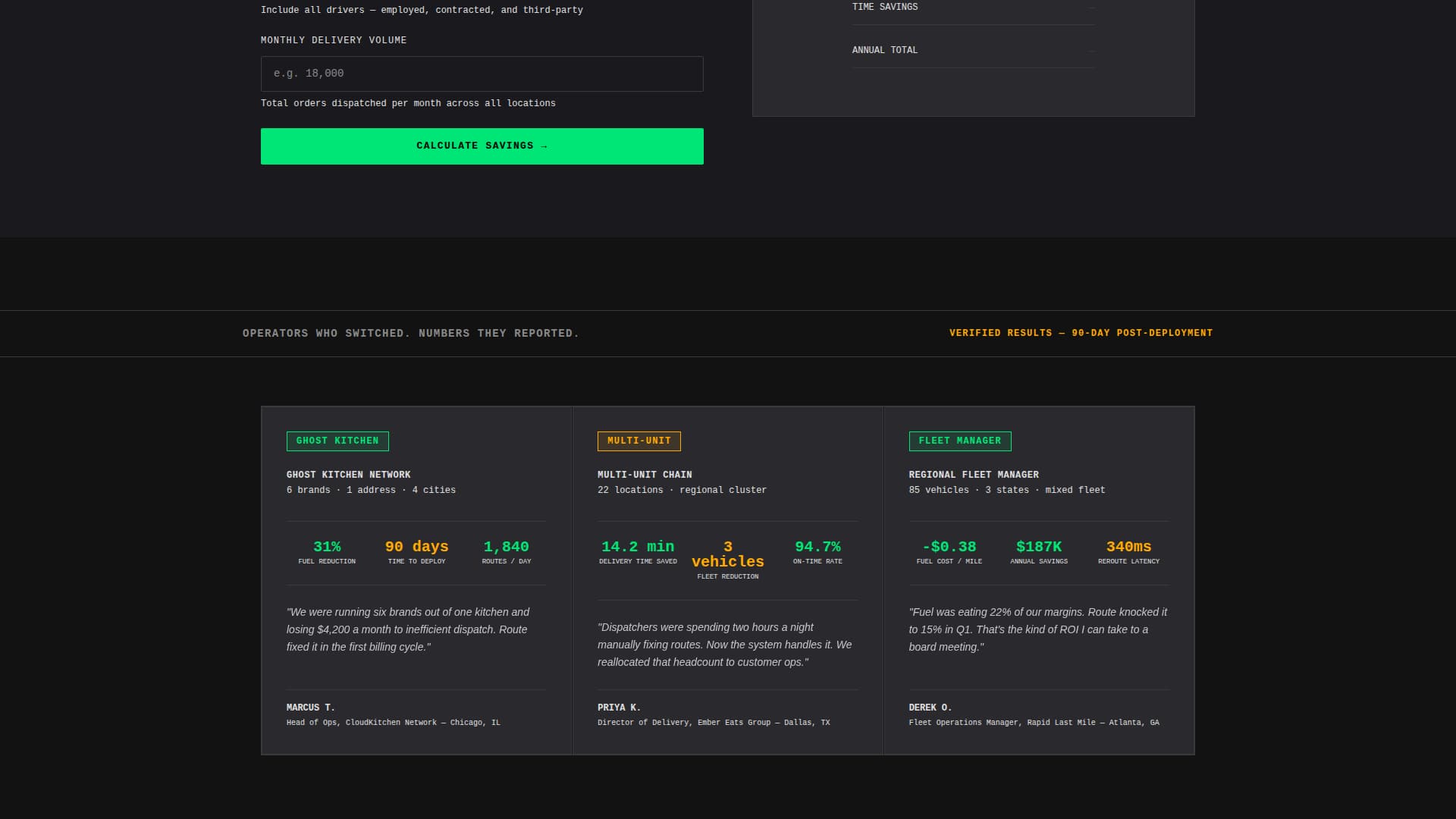 Route - Brutalist Optimization Landing Page Template