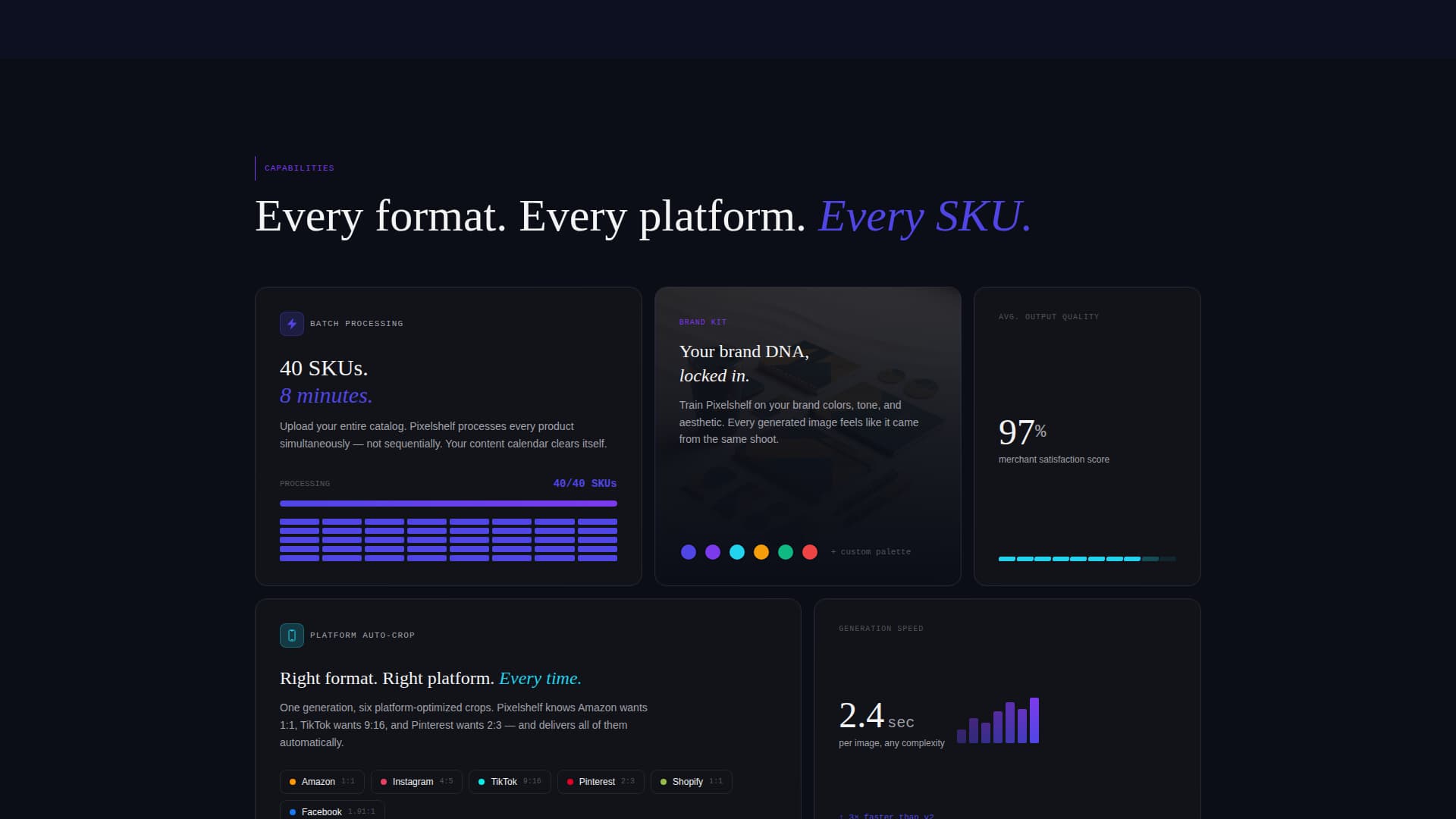 Pixelshelf - Electric Retail Landing Page Template
