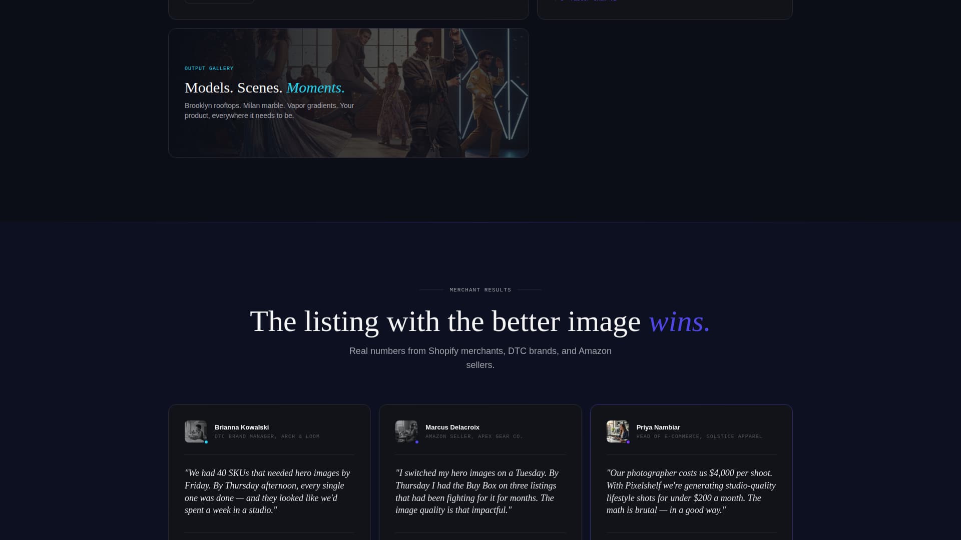 Pixelshelf - Electric Retail Landing Page Template