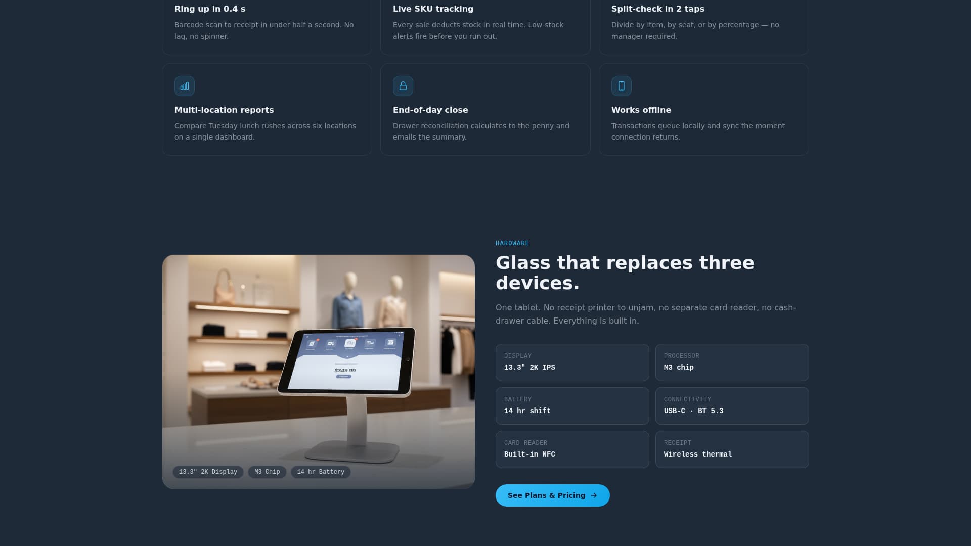 Register - Powerful POS Landing Page Template