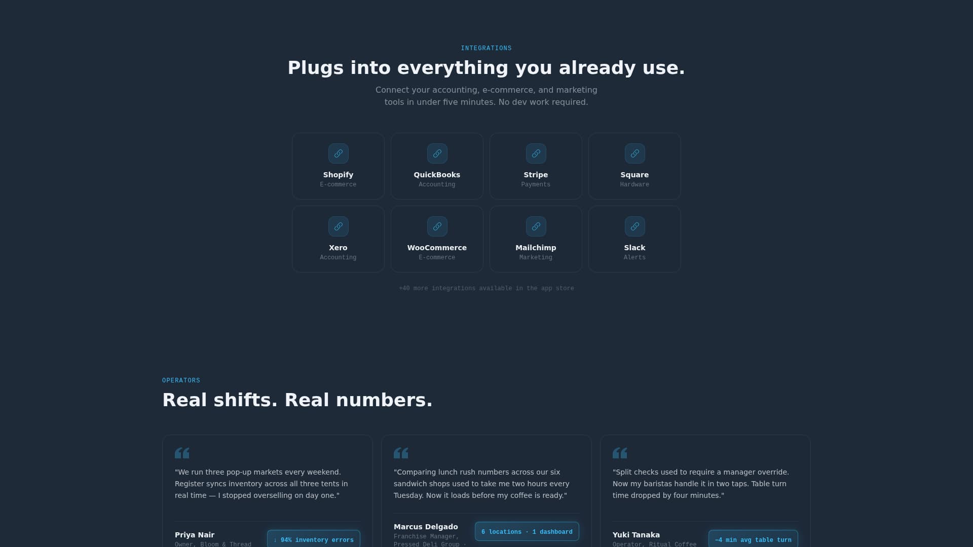 Register - Powerful POS Landing Page Template